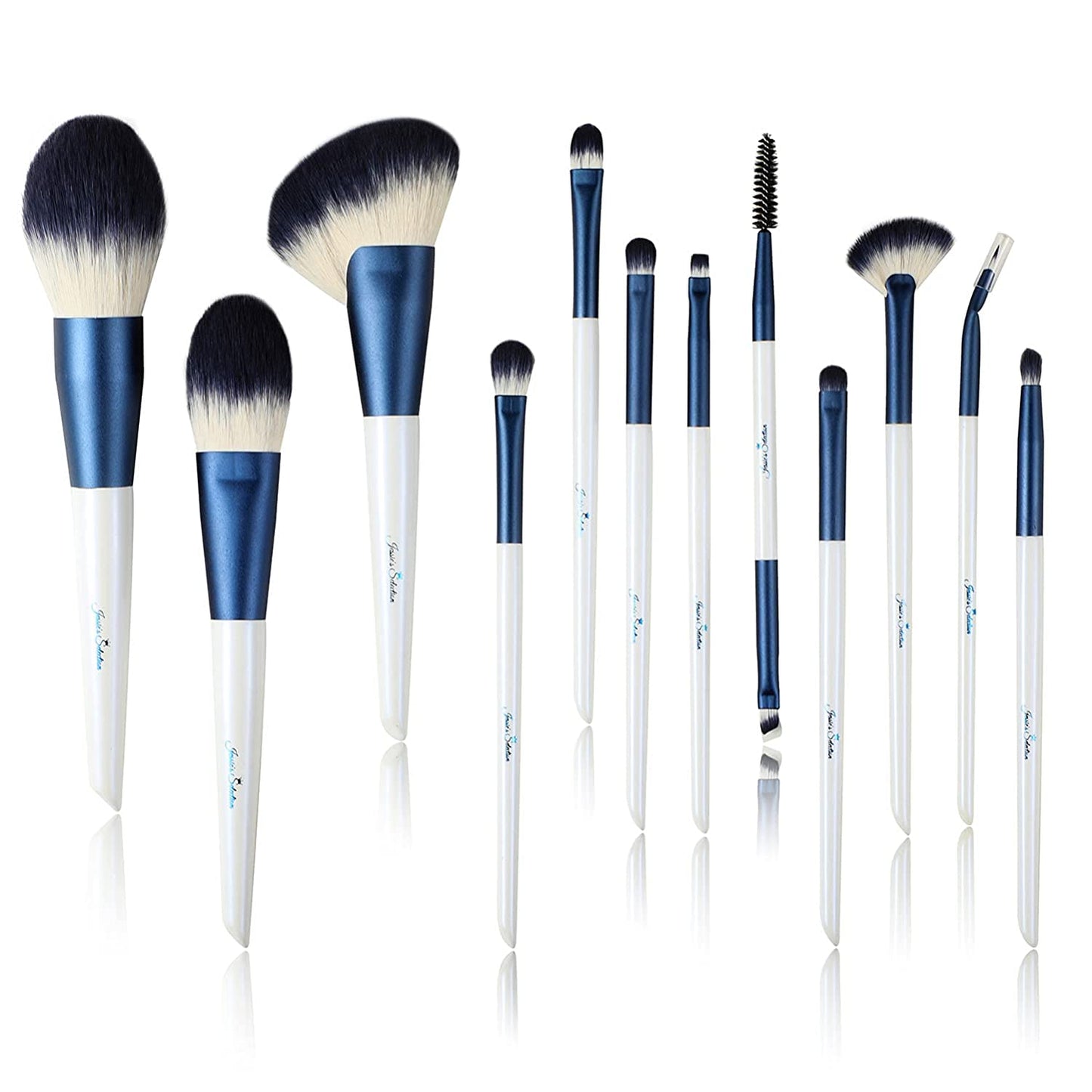 JESSIE'S SELECTION Makeup Brushes 12 Pcs Professional Makeup Brush Set with Brush Holder Makeup Brush Cleaner Eyeshadow,Blush,Lip,Concealer,Face Mask,Blending,Full Face Cosmetic Makeup Kit Health & Beauty > Personal Care > Cosmetics > Cosmetic Tools > Makeup Tools jessie's selection 12pcs