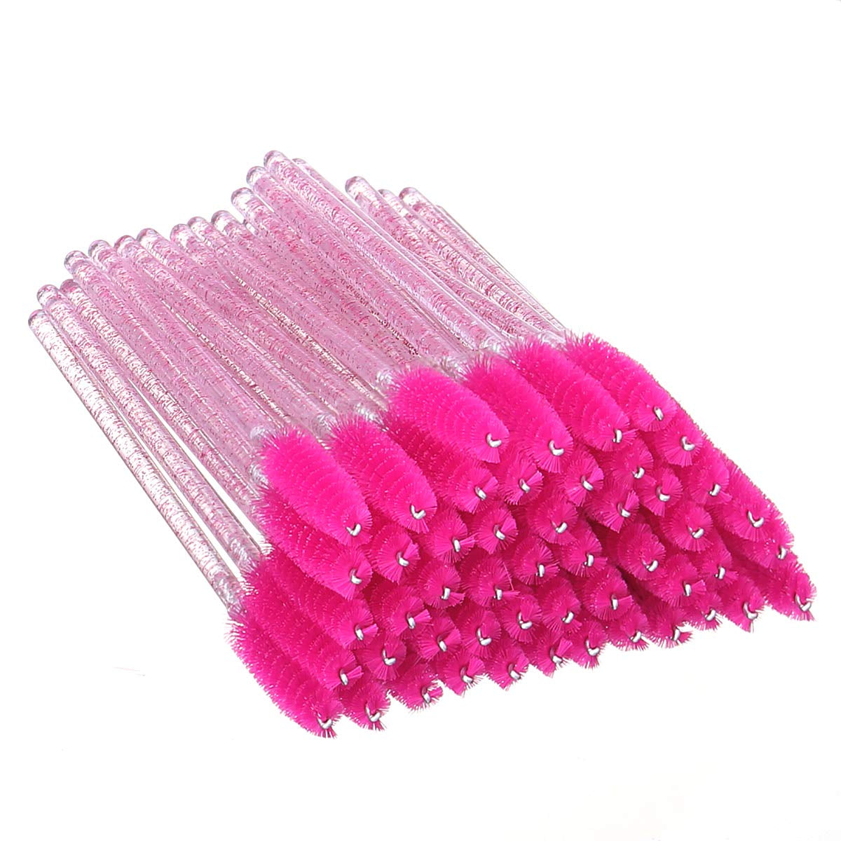 Elisel 100 PCS Disposable Mascara Brushes Crystal Eyelash Brushes Mascara Wands Applicator Eyelash Extensions Makeup Tools Eyebrow Brush (Pink) Health & Beauty > Personal Care > Cosmetics > Cosmetic Tools > Makeup Tools Elisel Rose