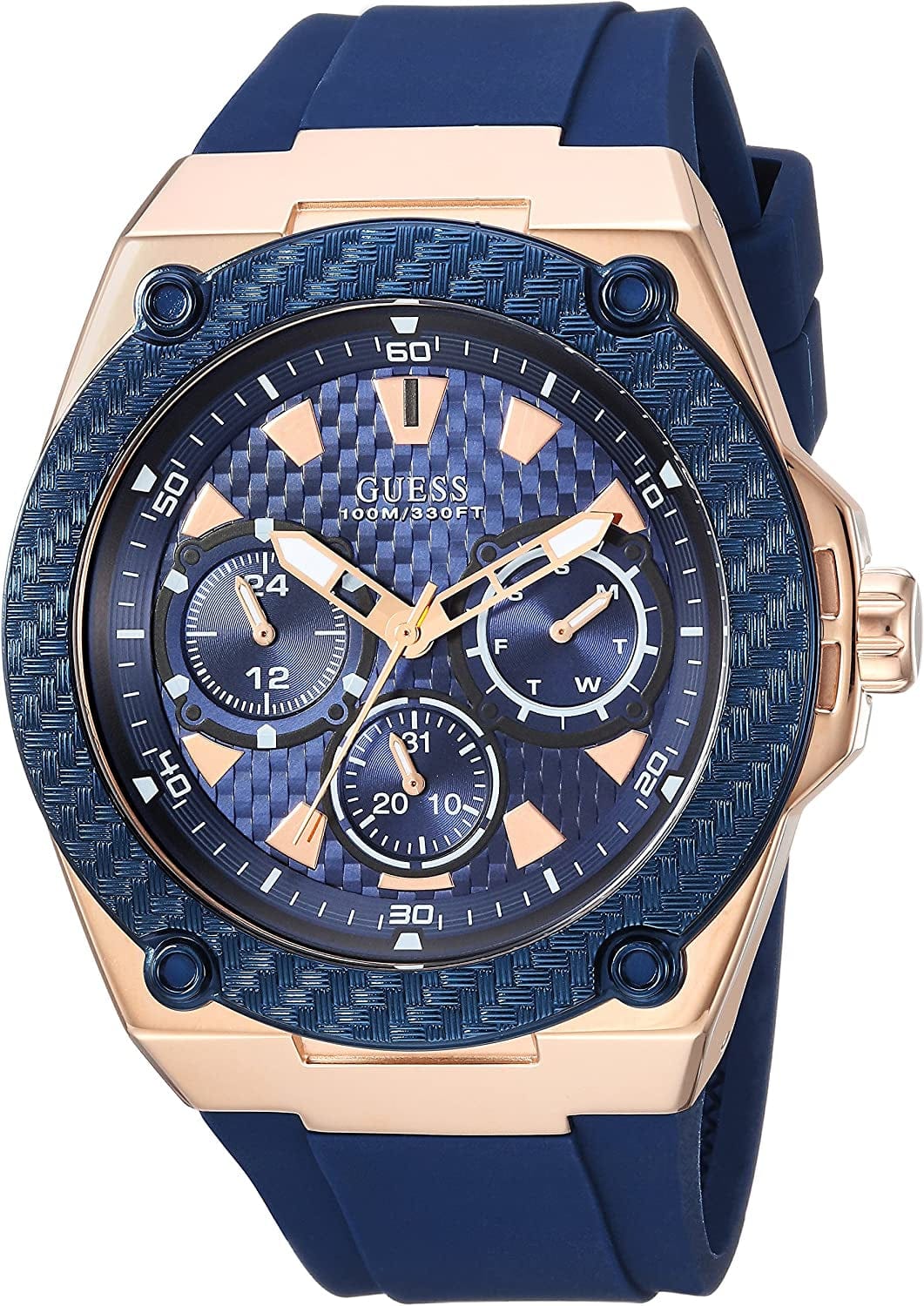 45MM Sport Watch Rose Gold-Tone/Blue