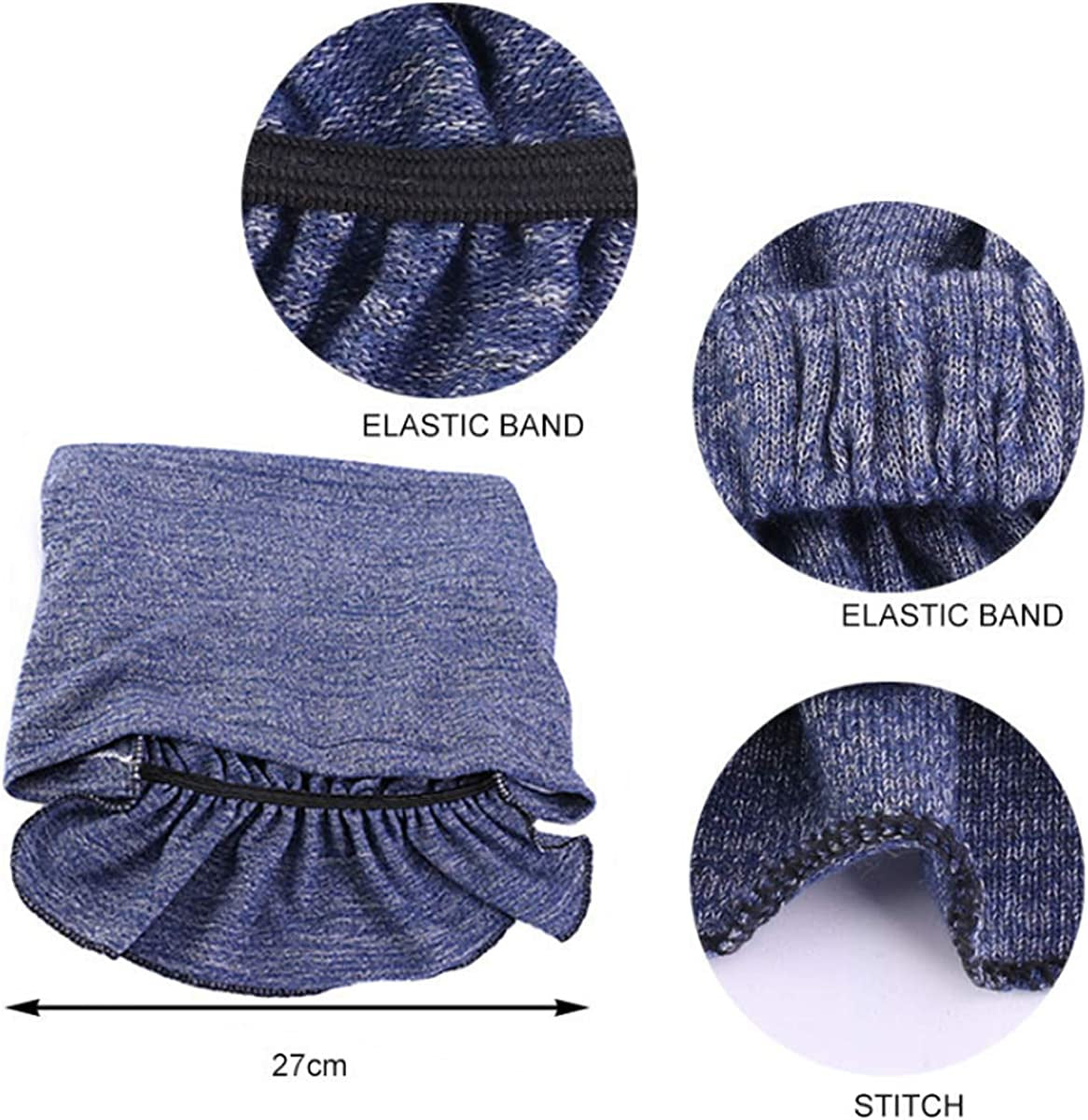 Ever Fairy 3 Colors Chemo Cancer Head Scarf Hat Cap Ethnic Cloth Print Turban Headwear Women Women'S Ruffle Beanie Scarf (3 Color Pack-A) Apparel & Accessories > Clothing Accessories > Headwear Ever Fairy