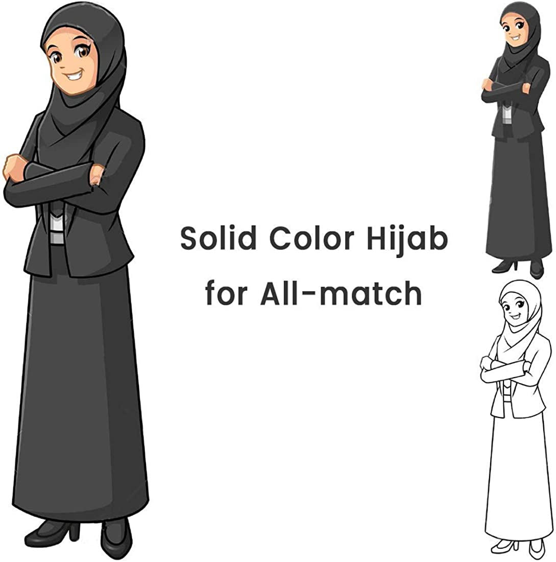Missshorthair Womens Solid Color Scarfs Long Lightweight Scarf for Women Large Sheer Wrap Shawl Apparel & Accessories > Clothing Accessories > Scarves & Shawls MissShorthair