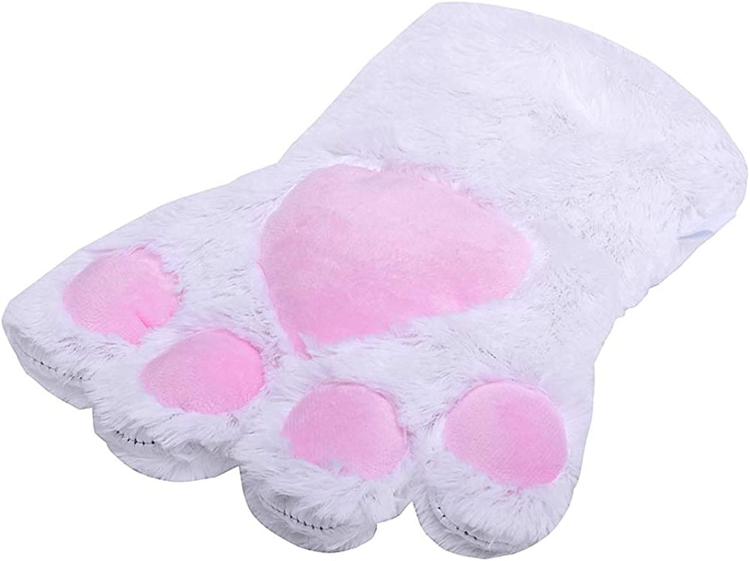 Odema Womens Winter Warm Gloves Cosplay Cat Paw All Cover Mittens for Girls Apparel & Accessories > Clothing Accessories > Gloves & Mittens Odema