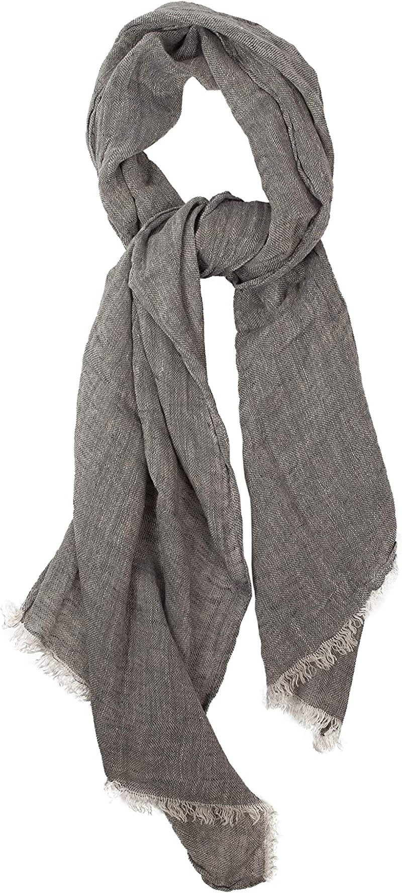 Lusie'S Linen Scarf Shawl Wrap for Women & Men Imported from Europe Apparel & Accessories > Clothing Accessories > Scarves & Shawls LUSIE'S LINEN