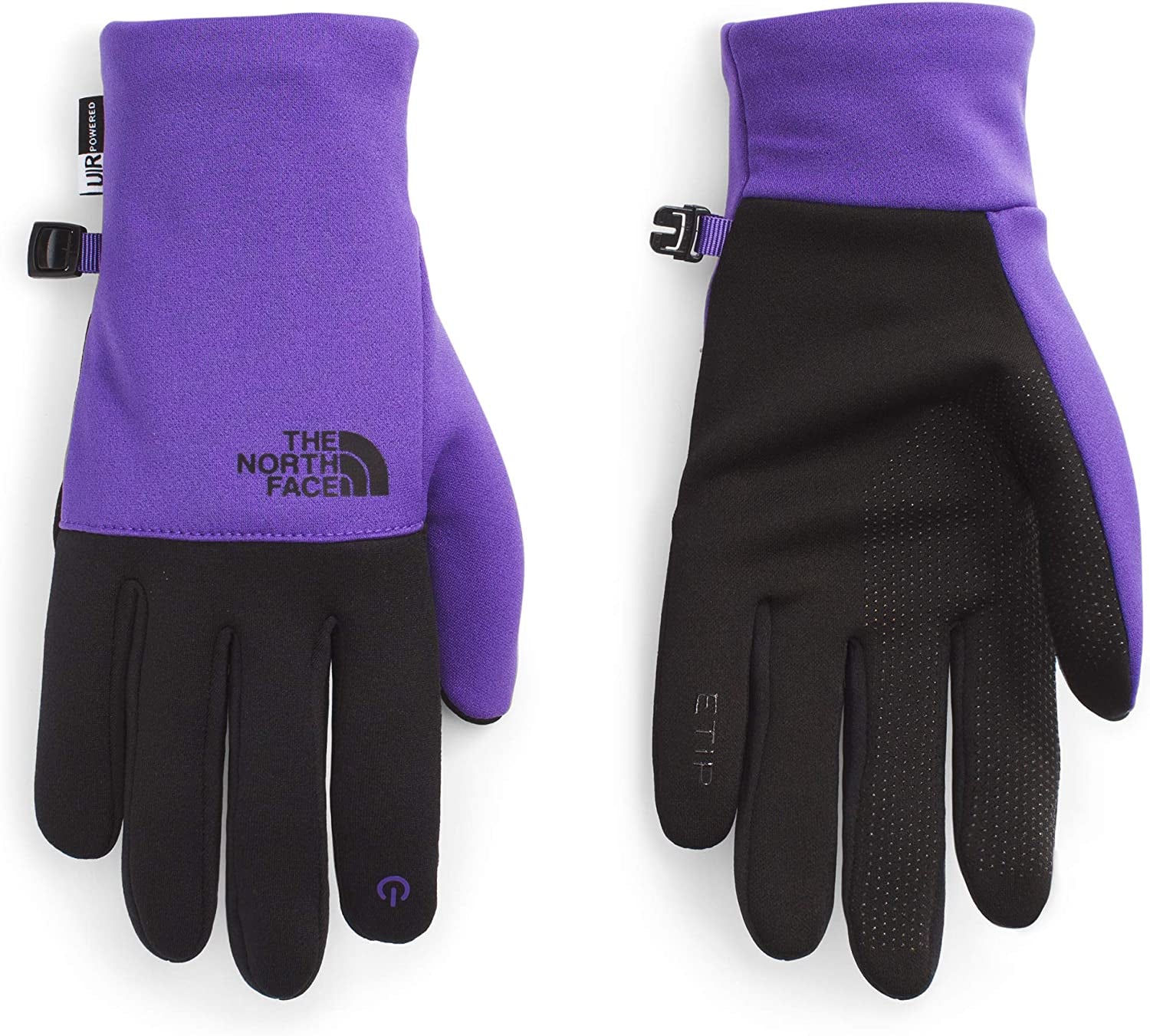 The North Face Etip Recycled Gloves Apparel & Accessories > Clothing Accessories > Gloves & Mittens THE NORTH FACE Peak Purple/Tnf Black Large