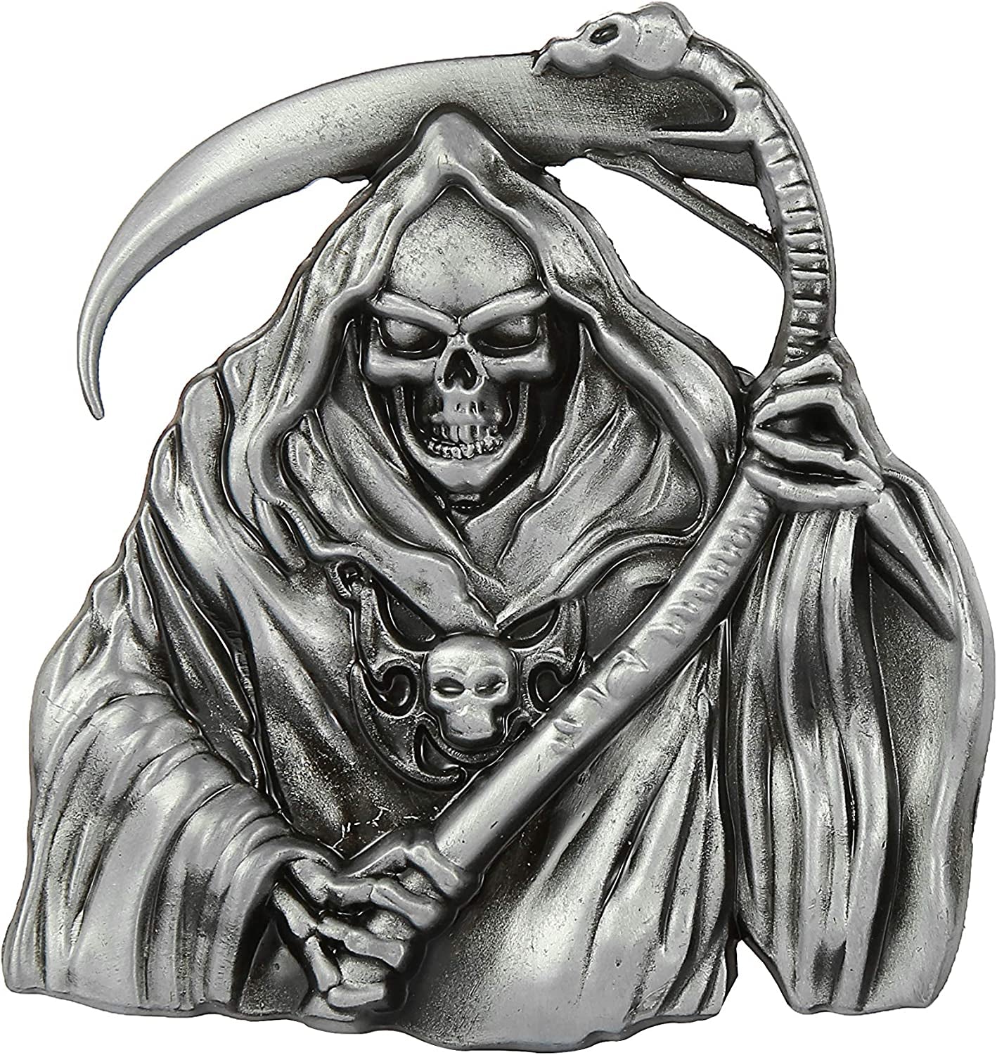 KDG Western Cowboy Belt Buckle for Belt Accessories Custom Buckle Apparel & Accessories > Clothing Accessories > Belt Buckles KDG 2-grim Reaper