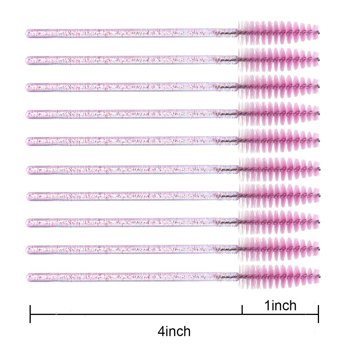 Elisel 100 PCS Disposable Mascara Brushes Crystal Eyelash Brushes Mascara Wands Applicator Eyelash Extensions Makeup Tools Eyebrow Brush (Pink) Health & Beauty > Personal Care > Cosmetics > Cosmetic Tools > Makeup Tools Elisel