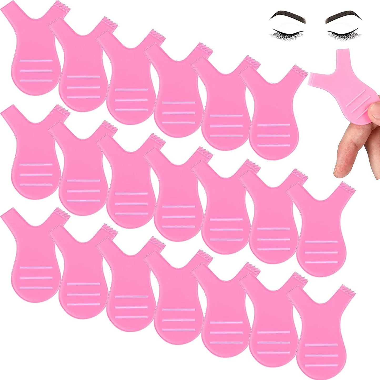 48 Pieces Y Shape Eyelash Brush Lash Perm Lift Brush Makeup Beauty Tool for Lash Grafting Eyelash Extension Cleanup Supplies (Transparent) Health & Beauty > Personal Care > Cosmetics > Cosmetic Tools > Makeup Tools Maitys Pink