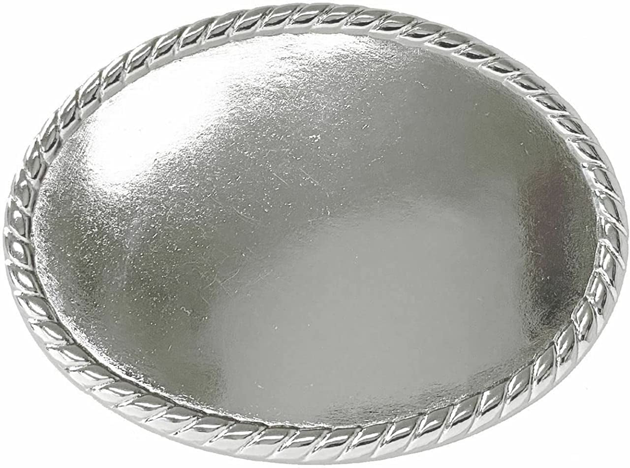Replacement Belt Buckle Vintage Blank Plain Belt Buckle Fits 1-1/2"(38Mm) Belt Strap-Multi-Style Options Apparel & Accessories > Clothing Accessories > Belt Buckles Belts.com Type Buckle D - C175 Bright Silver 1-1/2"