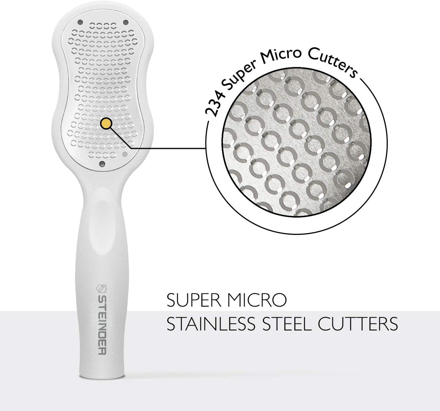 Foot Rasp Foot File and Callus Remover, 234 Foot Care Pedicure Metal Surface Tool, Korean-Made Precise Foot File, Foot File Callus Remover, Foot Scrubber, Foot Grater Health & Beauty > Personal Care > Foot Care STEINDER