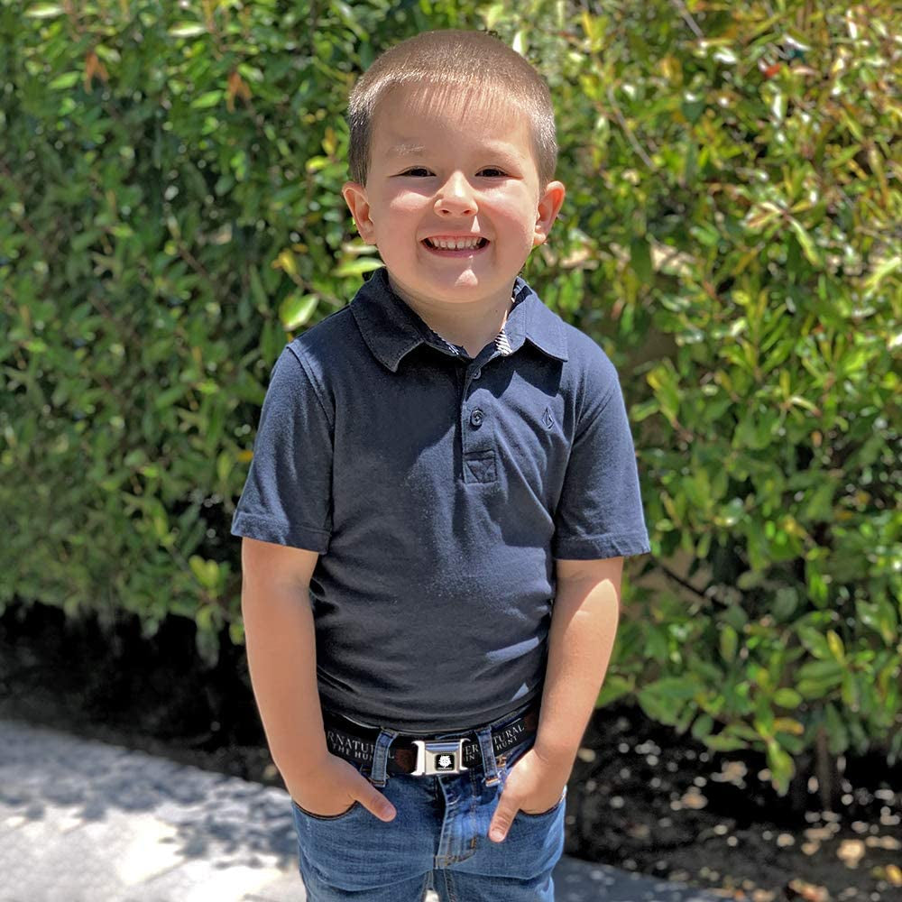 Buckle-Down Seatbelt Belt - Winchester Brothers Faces C/U & Logo - 1.0" Wide - 20-36 Inches in Length Apparel & Accessories > Clothing Accessories > Belts Buckle-Down