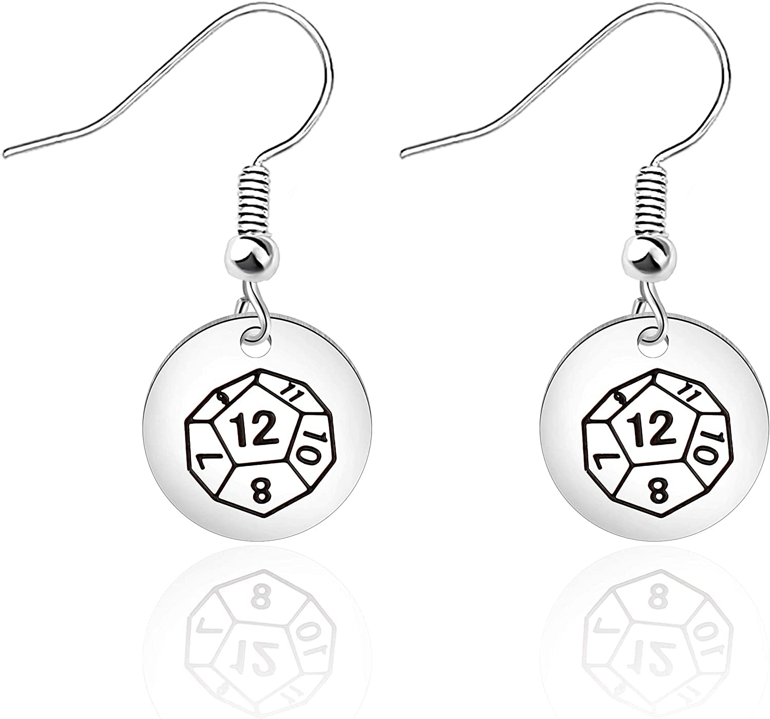 ENSIANTH When the Dungeon Master Smiles It'S Already Too Late Keychain Dungeon Gift Funny DND Gifts Apparel & Accessories > Jewelry > Necklaces ENSIANTH Dungeon Master Earrings