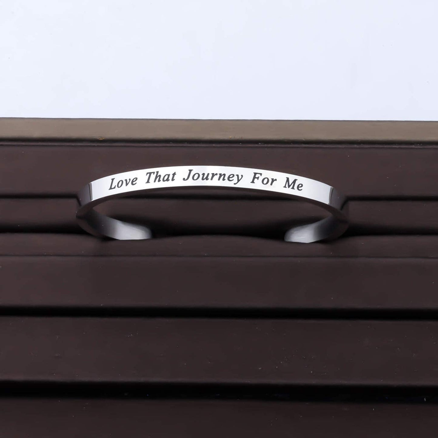 CENWA Love That Journey for Me Cuff Bracelet Present for Fans Apparel & Accessories > Jewelry > Bracelets CENWA