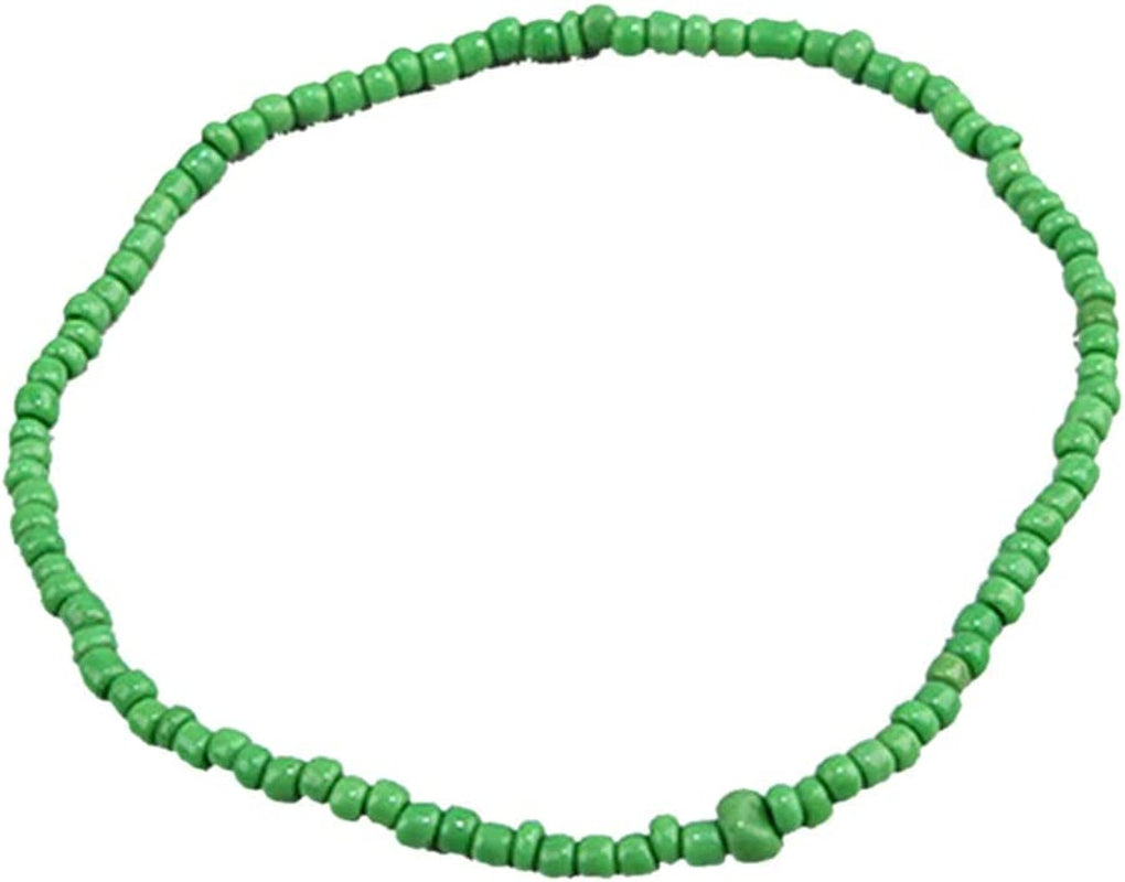 Jewelry Accessories for Teen Girls Elastic Bracelet Jewelry Handmade Bracelet Feet Colorful Anklet 24Pc Beads and Body Chain Bracelets for Kids (Multicolor, One Size) Apparel & Accessories > Jewelry > Anklets Generic