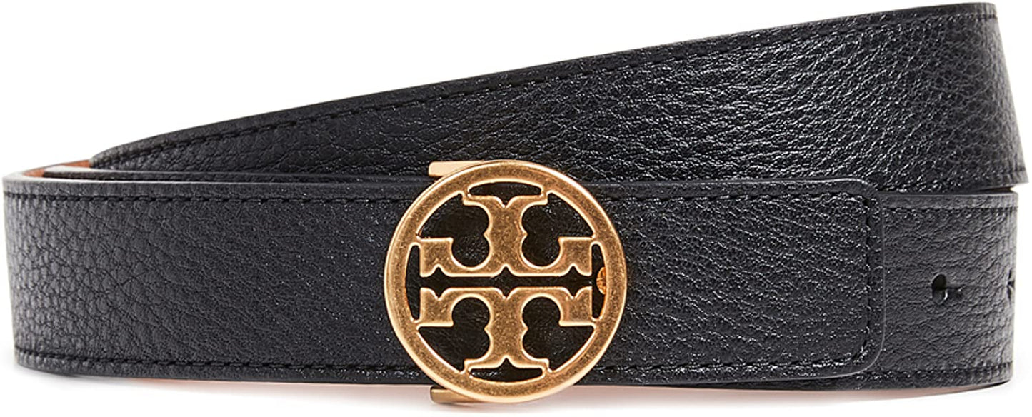 Tory Burch Women'S Reversible Belt Apparel & Accessories > Clothing Accessories > Belts Tory Burch Black/Gold Large