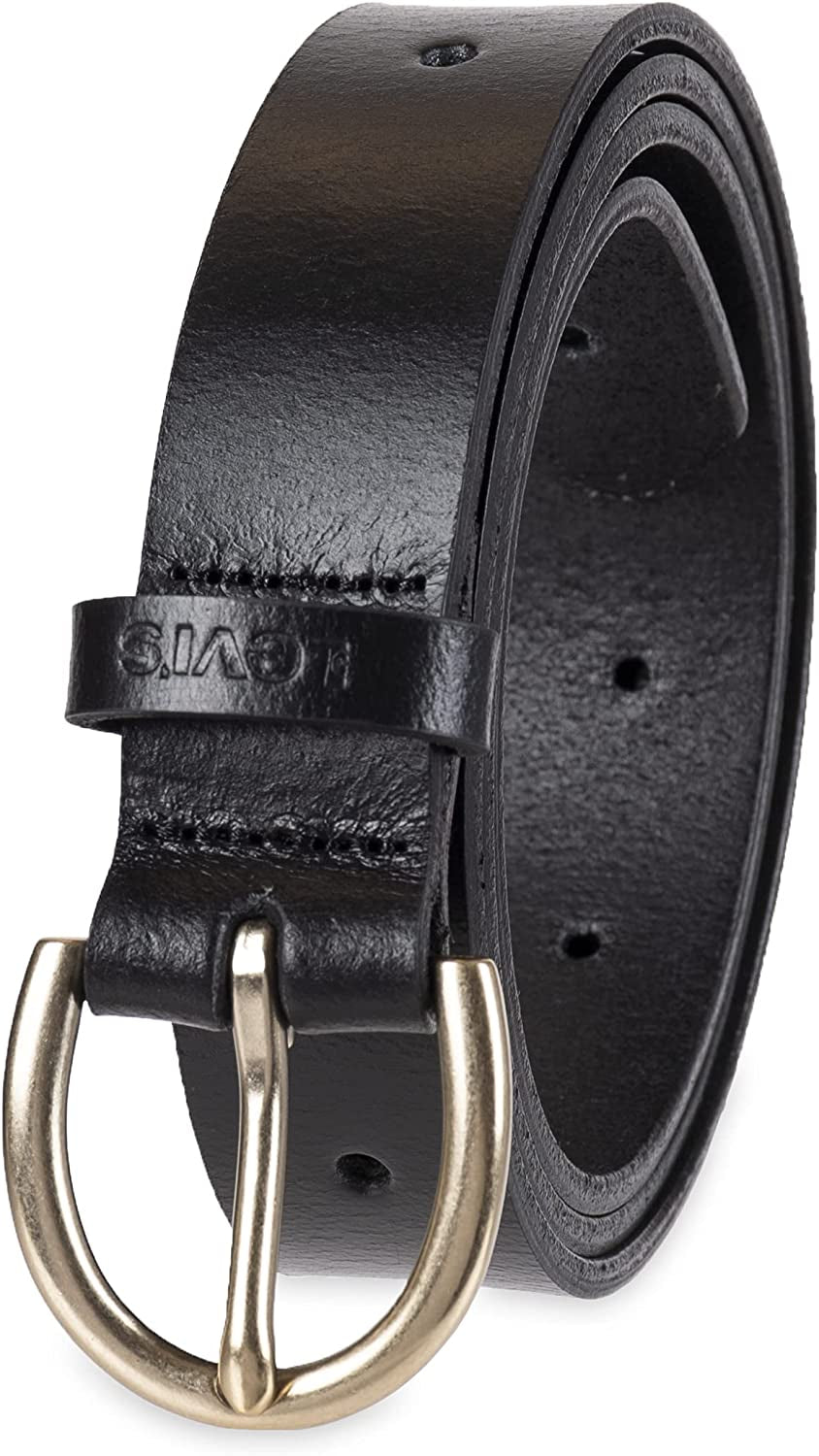 Levi'S Women'S Casual Leather Belt Apparel & Accessories > Clothing Accessories > Belts KYLIE MAX Black Classic Large