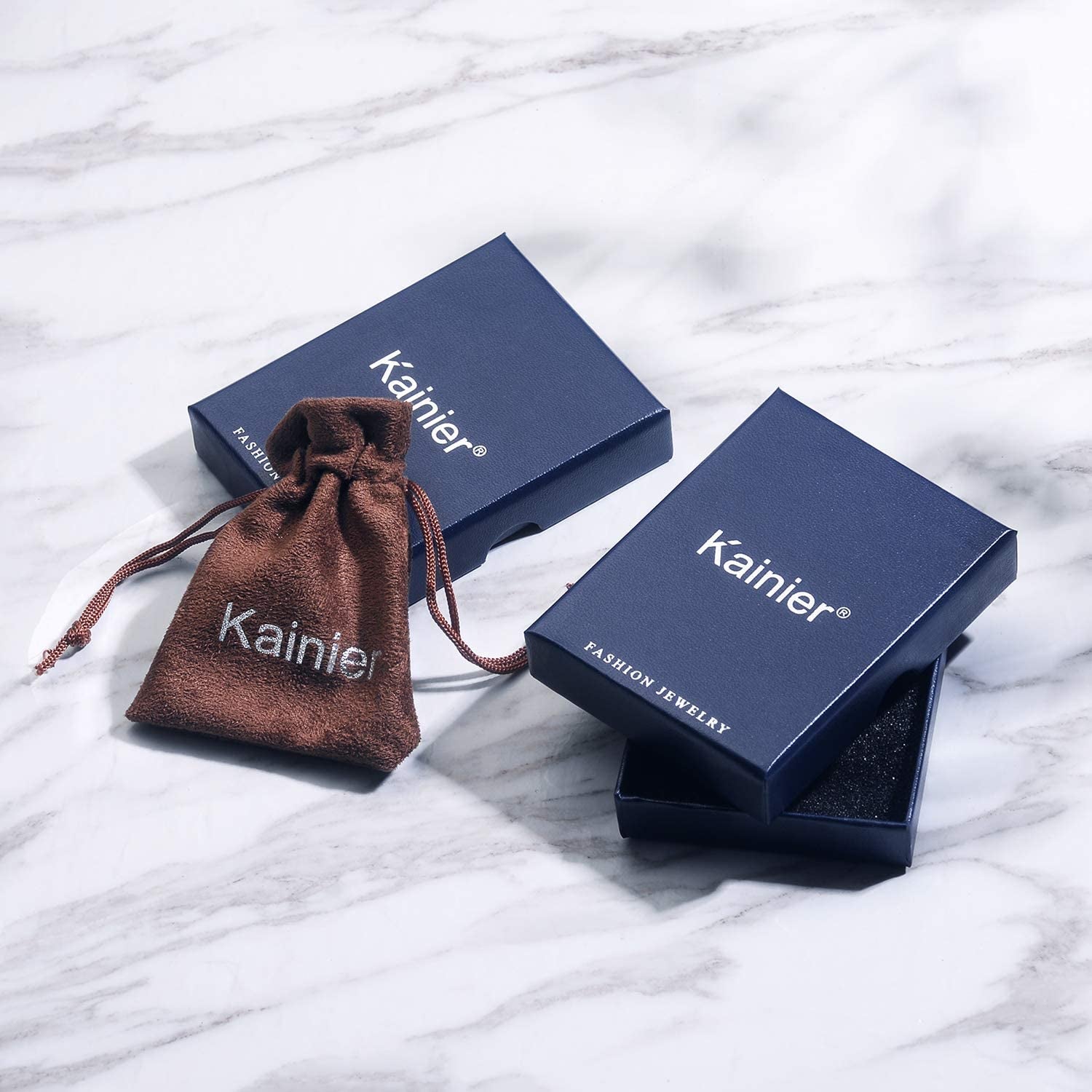 Women'S 14K Gold Plated CZ Stud Earrings Simulated Diamond round Cubic Zirconia Ear Stud Set(5 Pairs) Apparel & Accessories > Jewelry > Earrings Kainier