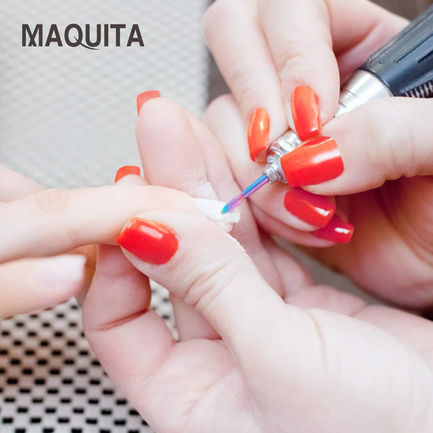 MAQUITA 8Pcs Nail Drill Bits Set Made of Tungsten Carbide Professional Remove Gel Acrylic Cuticle 3/32 Nail File Bit Tools for Manicure Pedicure Home Salon Use Great Gift for Women Girls Health & Beauty > Personal Care > Cosmetics > Cosmetic Tools > Nail Tools MAQUITA