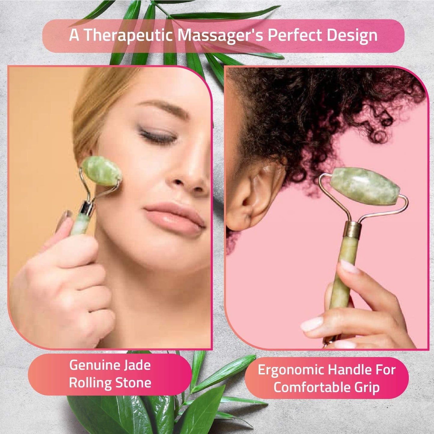 Cytari Chi Jade Rolling Kit 100% Natural Jade Roller | anti Aging Massage and Lymph Drainage Tool for , Eye, Neck, Body |Wrinkles, and Fine Lines Health & Beauty > Personal Care > Cosmetics > Cosmetic Tools > Skin Care Tools Cytari