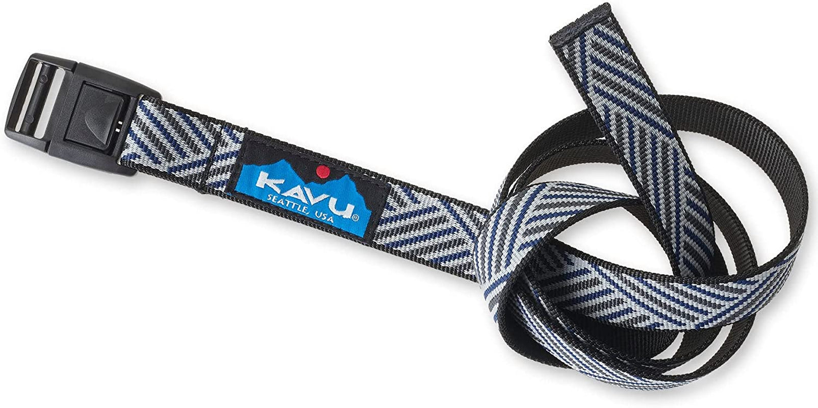 KAVU Burly Belt 1 Inch Nylon Adjustable Waist - Made in America Apparel & Accessories > Clothing Accessories > Belts KAVU-Outdoors Navy Rough Cut One Size