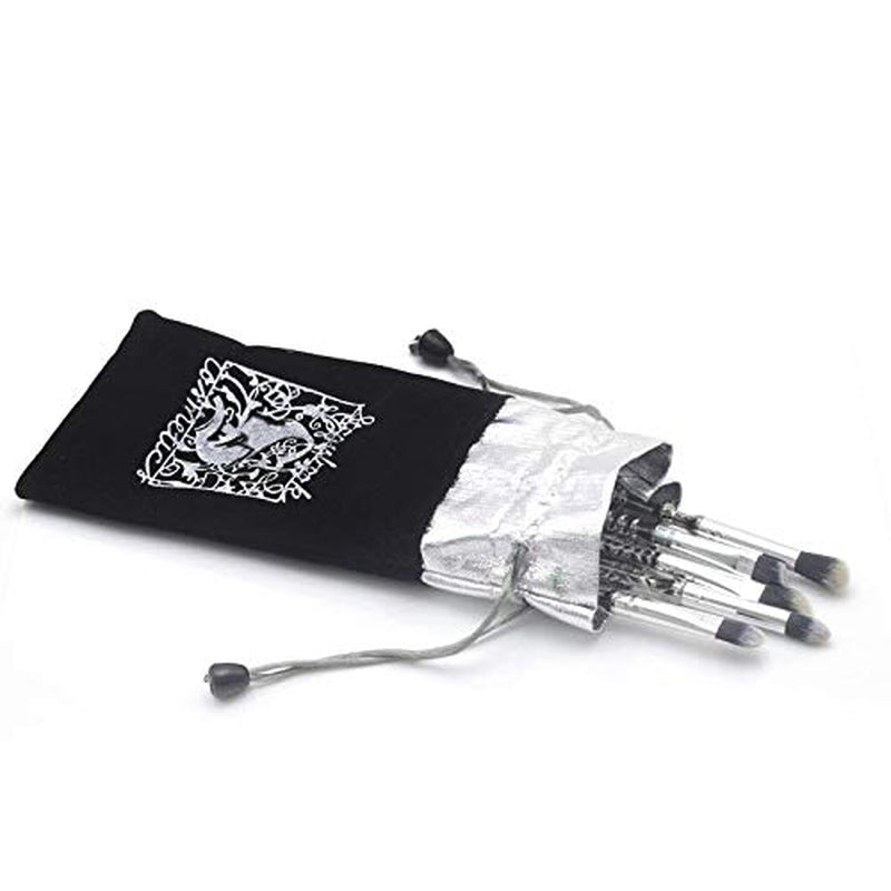 Harry Potter Makeup Brushes Kit 5Pcs with Bag Magic Wizard Wand Metal Make up Brush Set Tool for Foundation Powder Concealers Eye Shadows Eyeliner Blending Eyeshadow Face Pencil Lip Palette Beauty Health & Beauty > Personal Care > Cosmetics > Cosmetic Tools > Makeup Tools YIXIANG