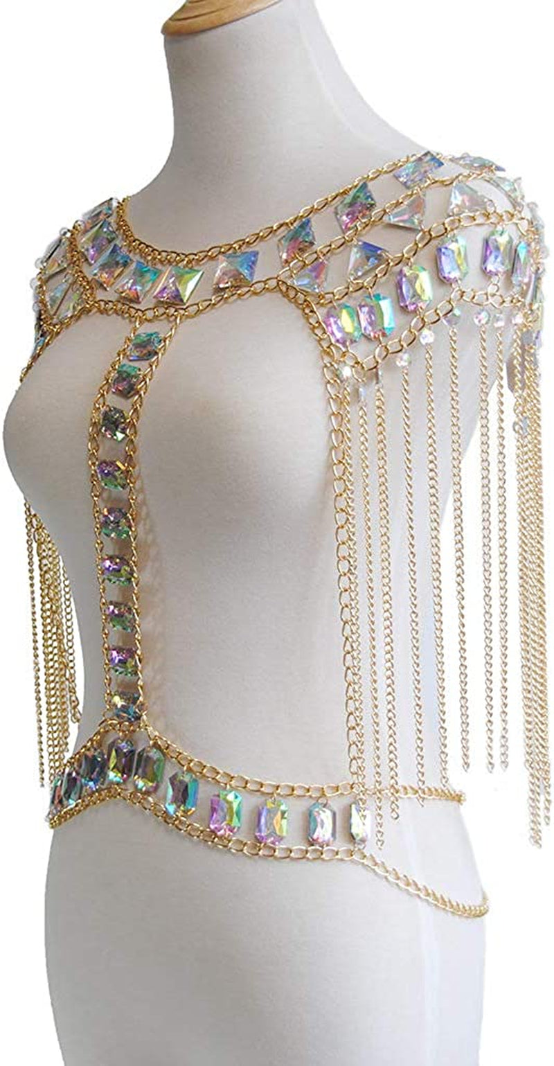 Connie Cloris Women Sexy Jewelry Night Shop Costume Shoulder Body Chain Apparel & Accessories > Jewelry > Body Jewelry Connie Cloris
