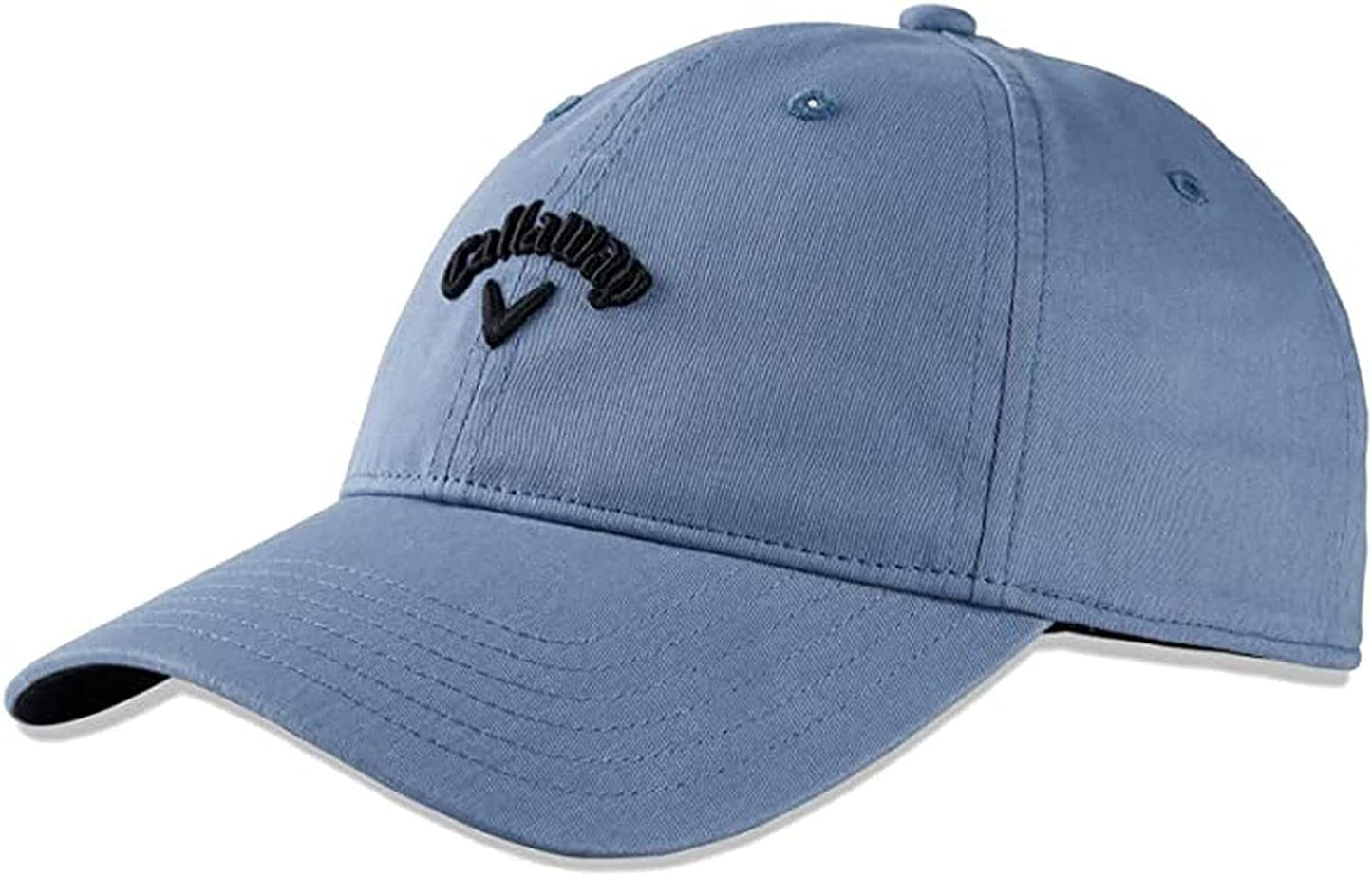 Callaway Golf 2022 Heritage Twill Adjustable Hat Apparel & Accessories > Clothing Accessories > Hats Callaway Light Blue/Black One Size