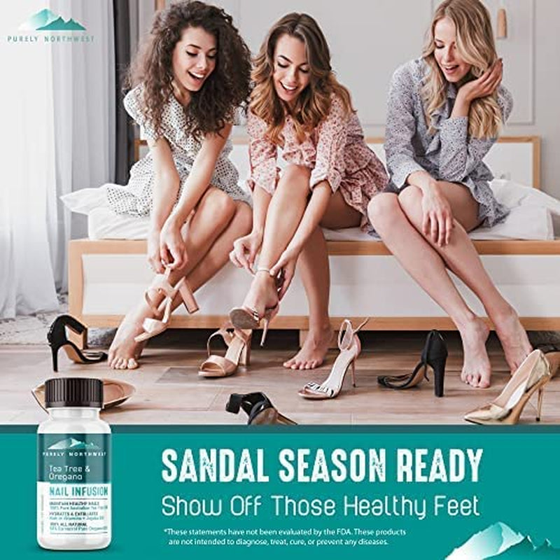 Purely Northwest-Tea Tree Oil Foot Soak & Nail Repair Oil Set- for Damaged Nails, Athletes Foot, Smelly Feet and Foot Callus - Made in the USA Health & Beauty > Personal Care > Foot Care Purely Northwest