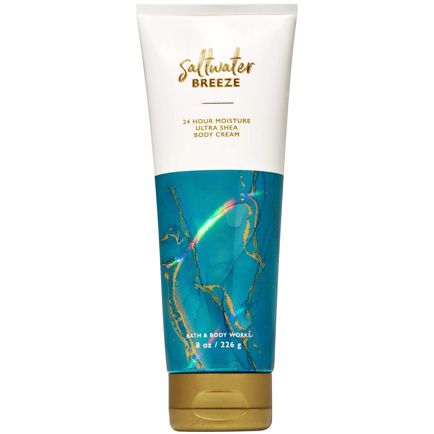 Bath and Body Works SALTWATER BREEZE Ultra Shea Body Cream 8 Ounce, 2020 Limited Edition Health & Beauty > Personal Care > Cosmetics > Bath & Body Bath and Body Works