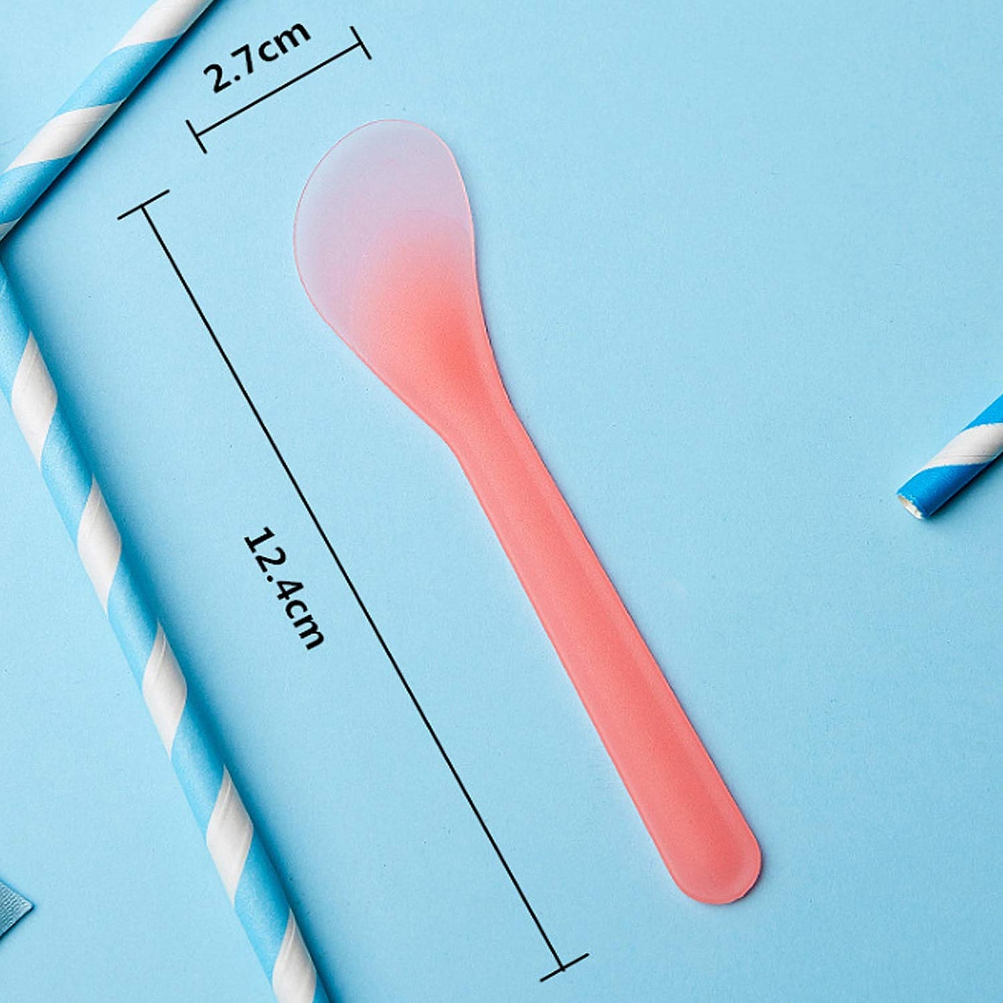 Goiio 100 PCS Cosmetic Spatula, 4.8'' Disposable Plastic Makeup Tools Spoon for Mixing and Sampling (Multi-Color) Health & Beauty > Personal Care > Cosmetics > Cosmetic Tools > Skin Care Tools Goiio
