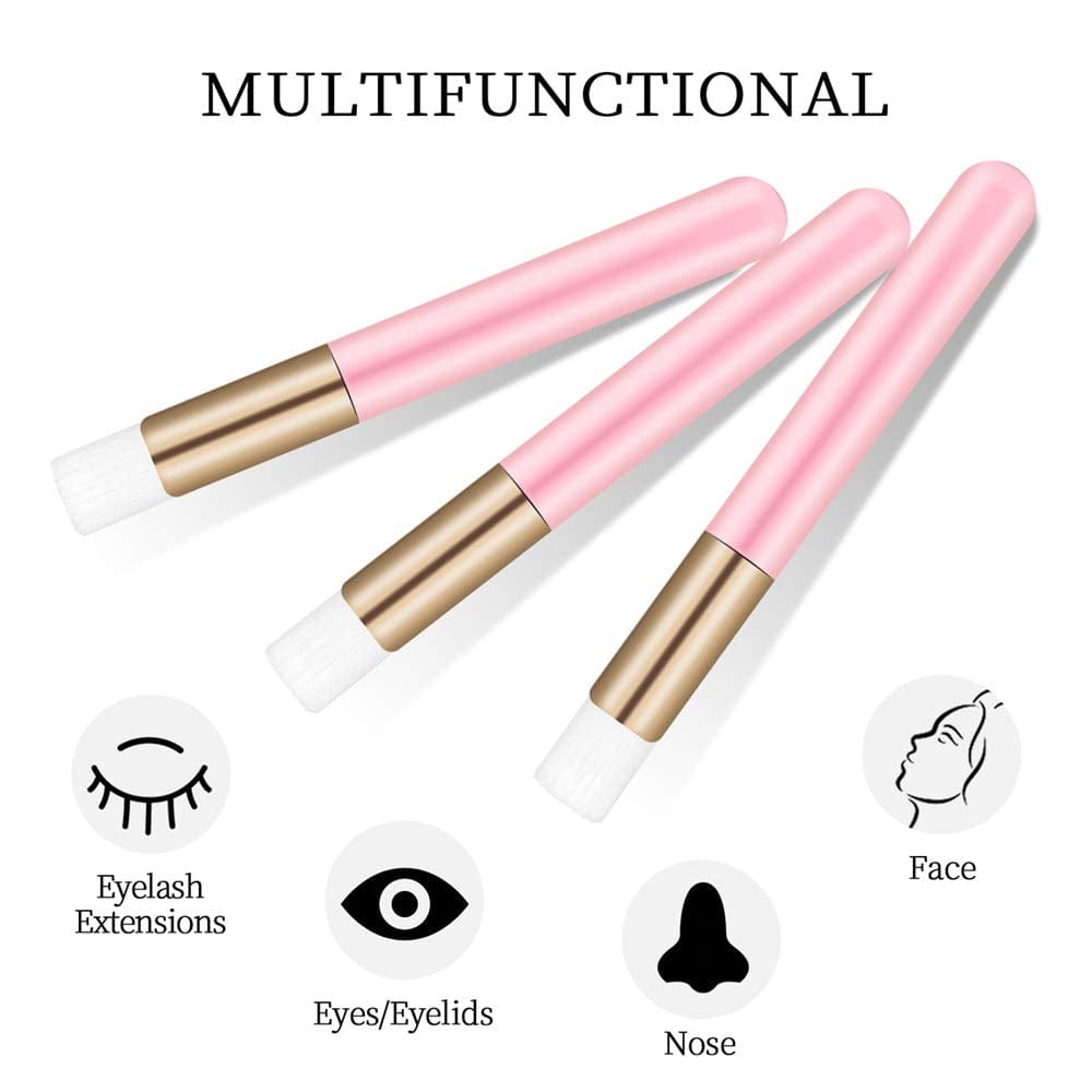 5 Pcs Pink Cosmetic Brushes Peel off Blackhead Brush Remover Tool Nose Cleaning Washing Brush Lash Cleanser Soft Brushes Health & Beauty > Personal Care > Cosmetics > Cosmetic Tools > Makeup Tools LS Keenon