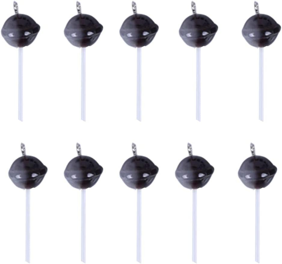 50 Pcs Lollipop Resin Charms Transparent Lollipop Charms Candy Slime Beads Resin Flatback Pendants with Hole Key Ring Chain Earring,Key,Phone,Bracelets,Necklace Jewelry DIY Making Craft coffee