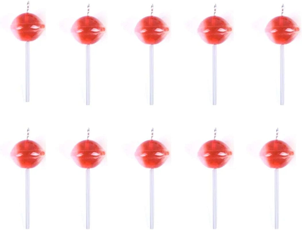 50 Pcs Lollipop Resin Charms Transparent Lollipop Charms Candy Slime Beads Resin Flatback Pendants with Hole Key Ring Chain Earring,Key,Phone,Bracelets,Necklace Jewelry DIY Making Craft red