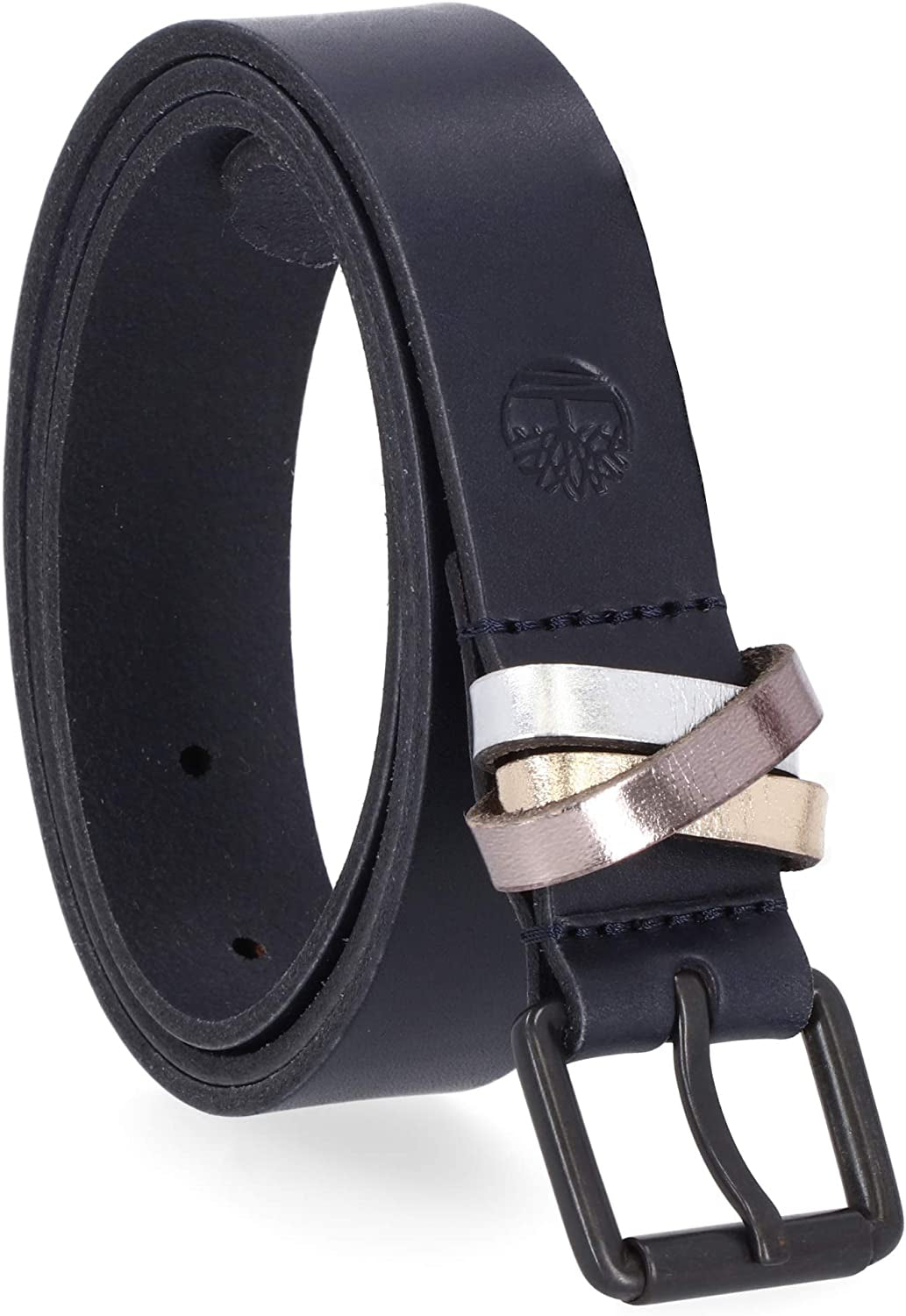 Timberland Women'S Casual Leather Belt for Jeans Apparel & Accessories > Clothing Accessories > Belts Timberland Maritime Blue Medium (30-34)