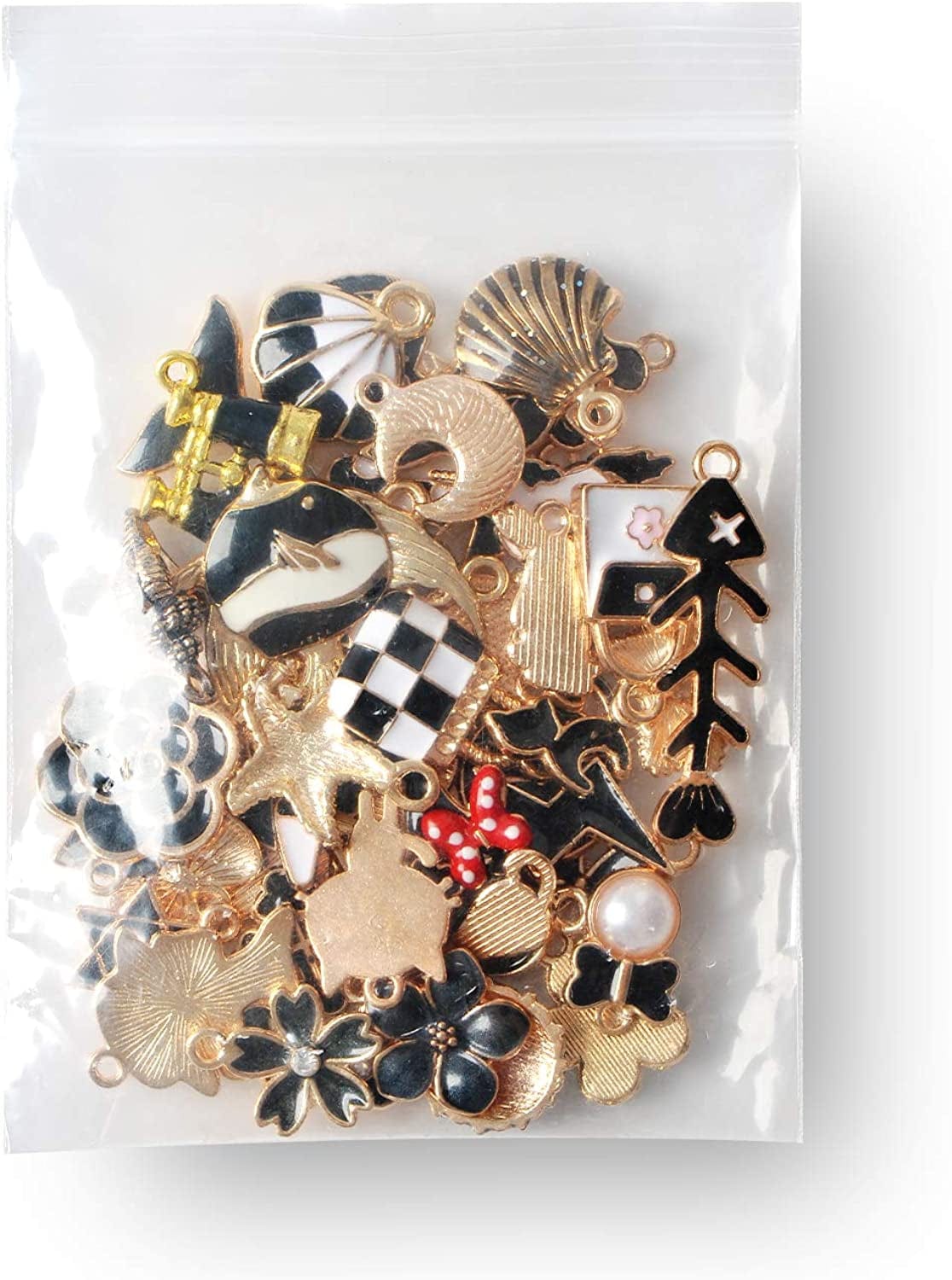 50Pcs Enamel Charms for Jewelry Making Supplies Earring Bracelet Pendant Bangle Necklace Designer Keychain Bulk Lots Wholesale