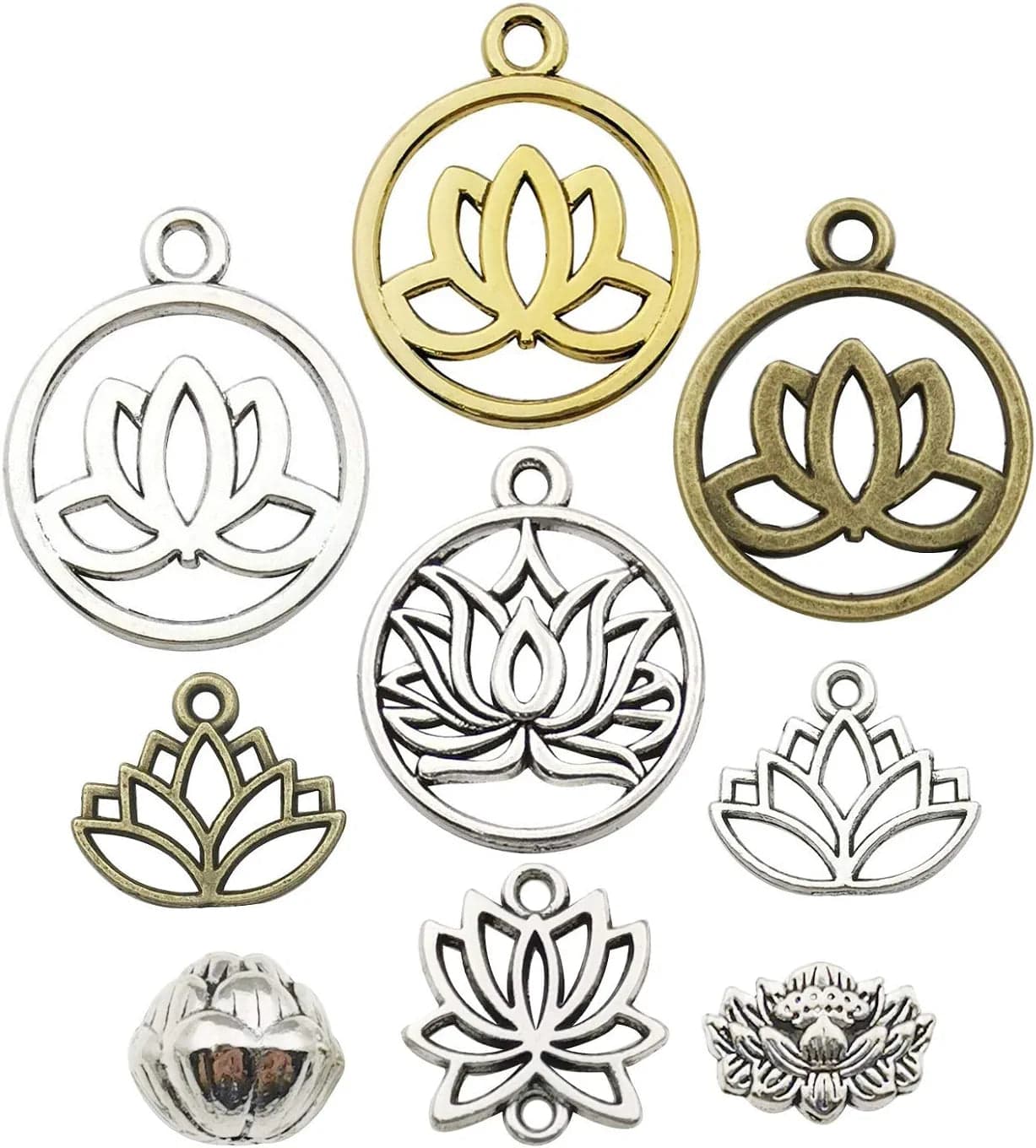 50Pcs Gold Plated Cute Enamel Unicorn Charm Pendant for DIY Jewelry Making Necklace Bracelet Earring DIY Jewelry Accessories Charms (M158) M239