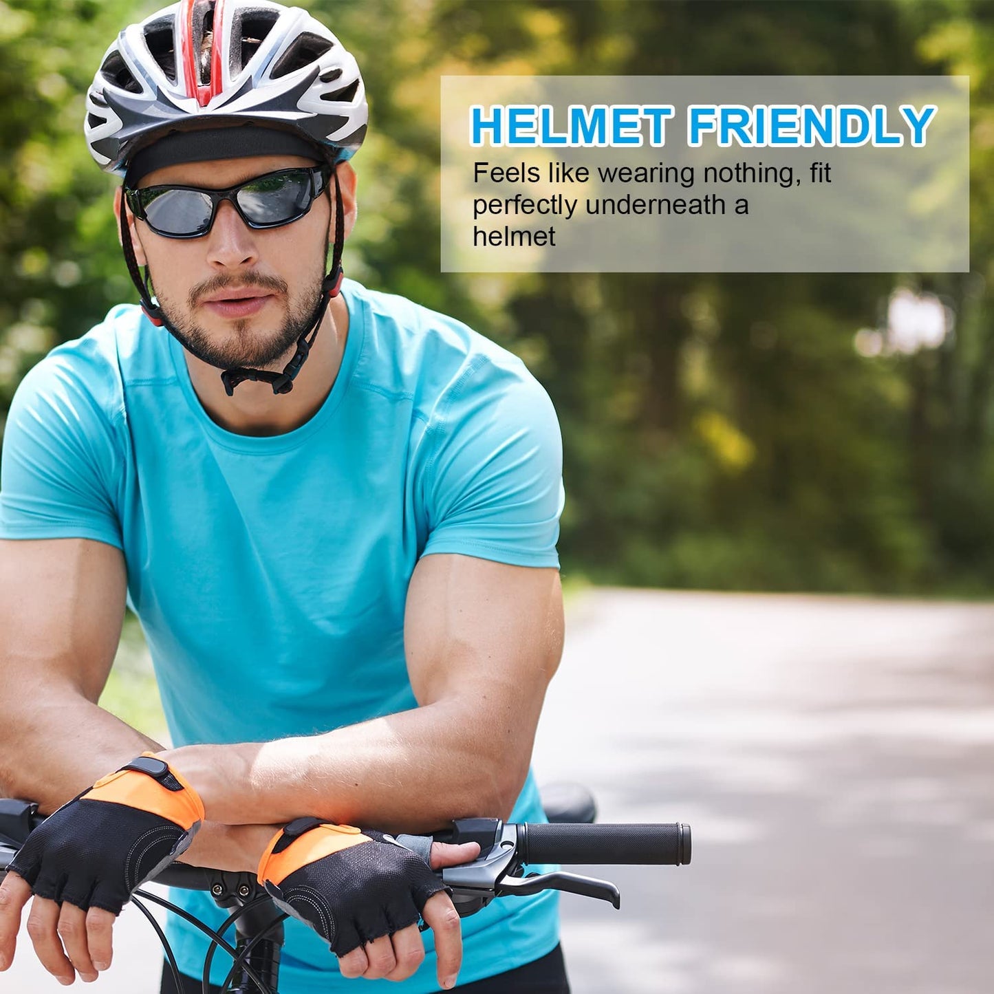 Unijoy Headbands for Women & Men, 4 Pack, Sport Sweat Band Headbands, Mens Sweatband Headbands for Yoga, Running, Cycling, Workout, Spa, Headwear Friendly & Non Slip, Black/Dark Green/Gray/Navy Blue Apparel & Accessories > Clothing Accessories > Headwear Unijoy