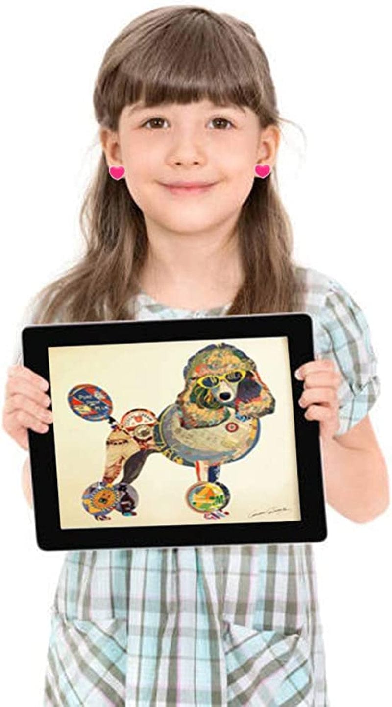 52 Pairs Colorful Cute Stud Earrings for Girls Hypoallergenic Earrings Stainless Steel Earrings for Girls and Women