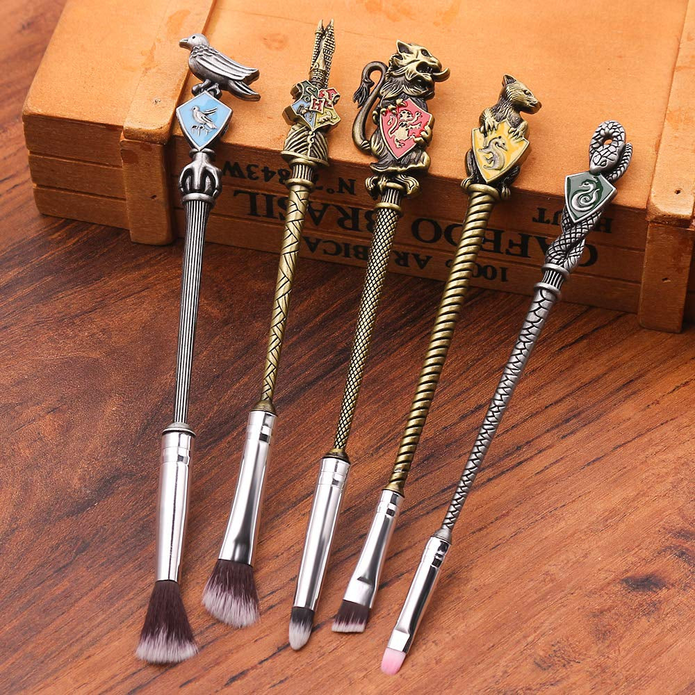 Wand Potter Makeup Brushes with Gift Bag for Makeup 5Pcs Magic Eye Shadow Eyeliner Blending Pencil Lip Brush Beauty Tools Health & Beauty > Personal Care > Cosmetics > Cosmetic Tools > Makeup Tools HORIK