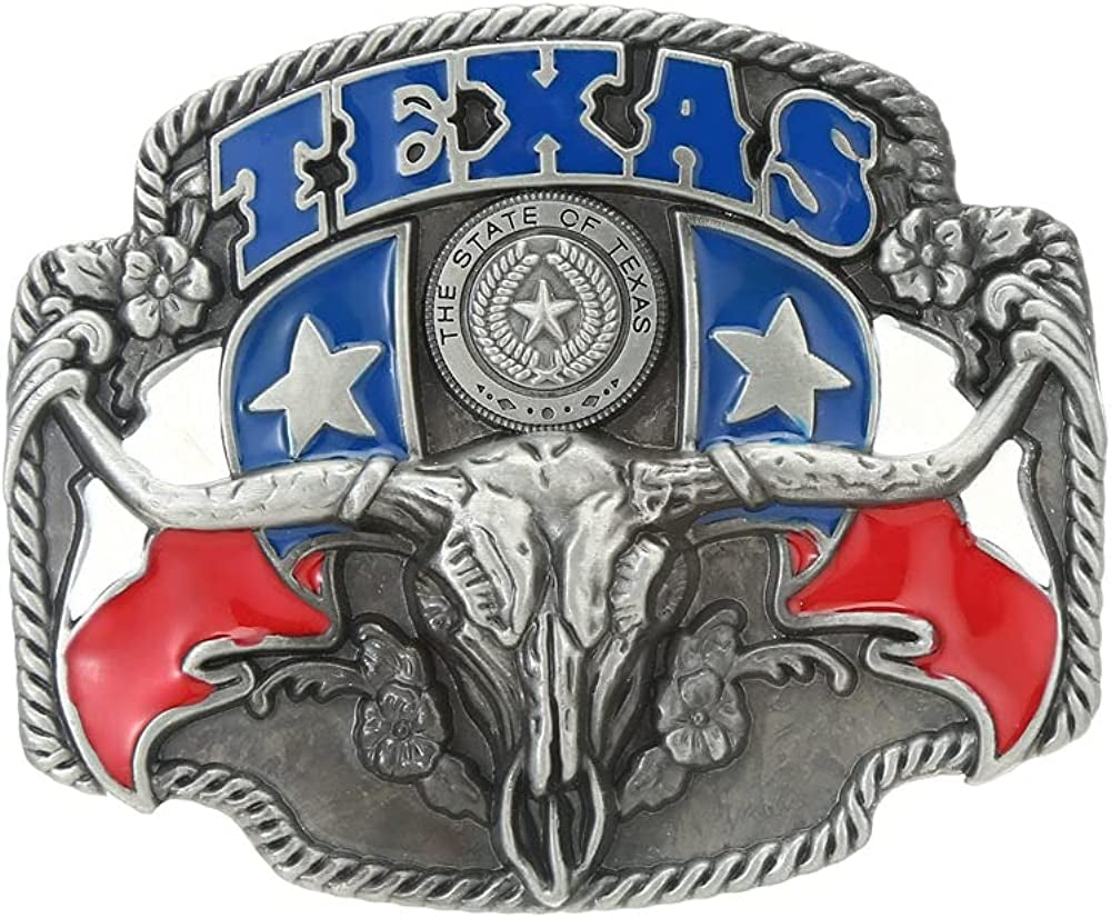 KDG Western Cowboy Belt Buckle for Belt Accessories Custom Buckle Apparel & Accessories > Clothing Accessories > Belt Buckles KDG Oval Gold Bull