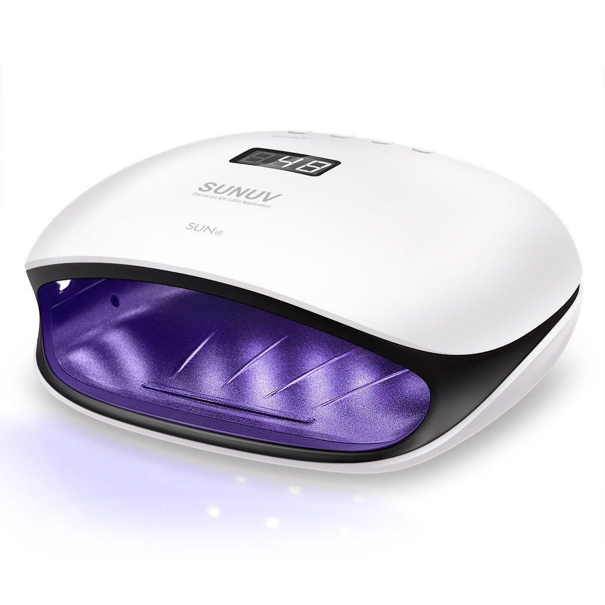 SUNUV 48W UV LED Light Lamp Nail Dryer for Gel Polish with Auto Sensor Professional Nail Art Tools SUN4 Black Health & Beauty > Personal Care > Cosmetics > Cosmetic Tools > Nail Tools SUNUV Black