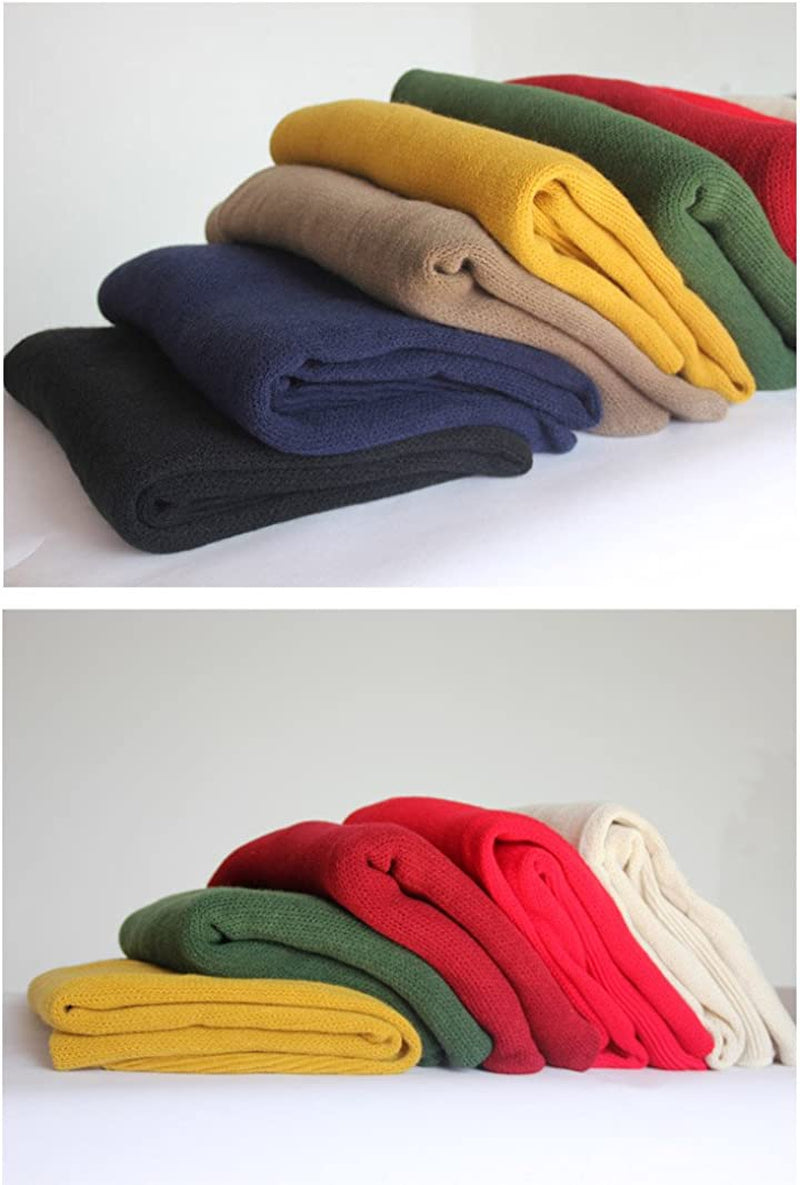 Wander Agio Womens Warm Winter Infinity Scarves Set Blanket Scarf Pure Color Apparel & Accessories > Clothing Accessories > Scarves & Shawls Wander Agio
