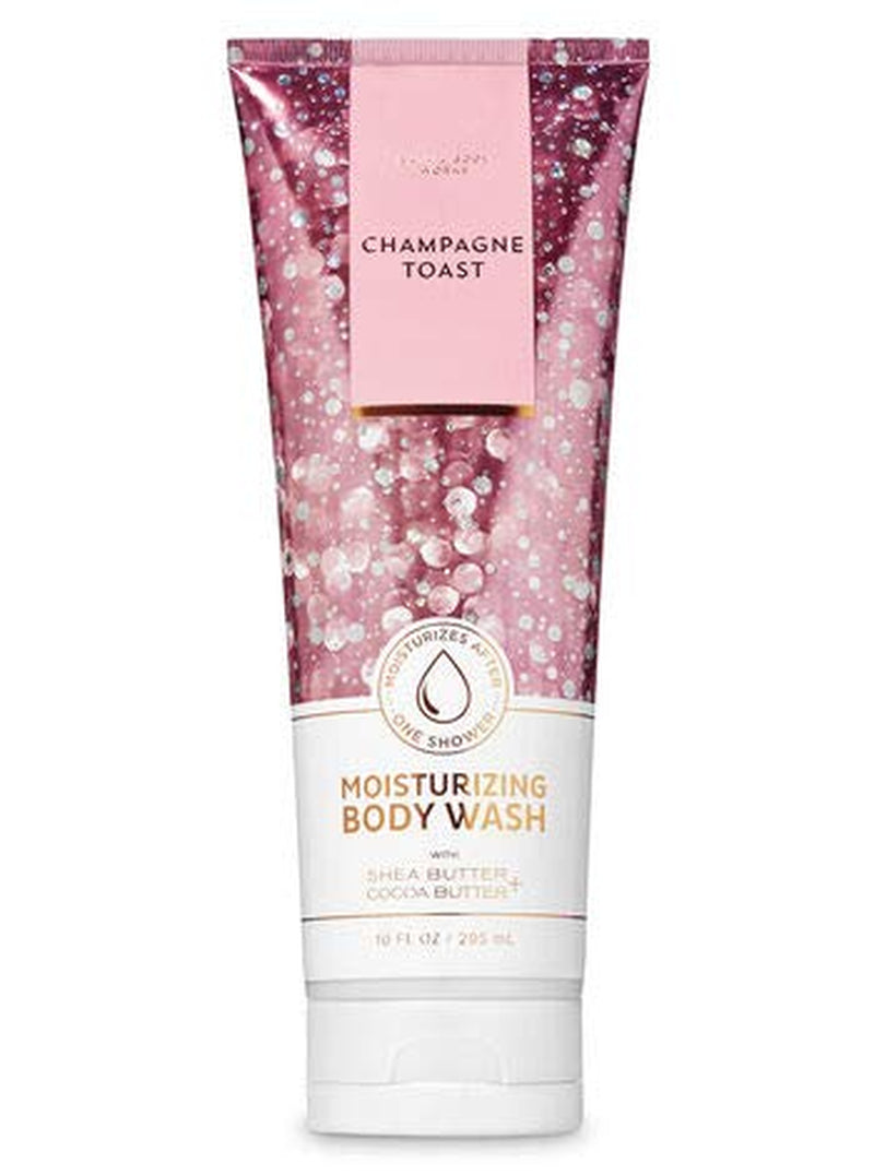 Bath and Body Works - Champagne Toast - 3 Pc. Gift Set - Moisturizing Body Wash, Fine Fragrance Mist and Ultra Shea Body Cream - (2019 Edition) Health & Beauty > Personal Care > Cosmetics > Bath & Body Bath and Body Works