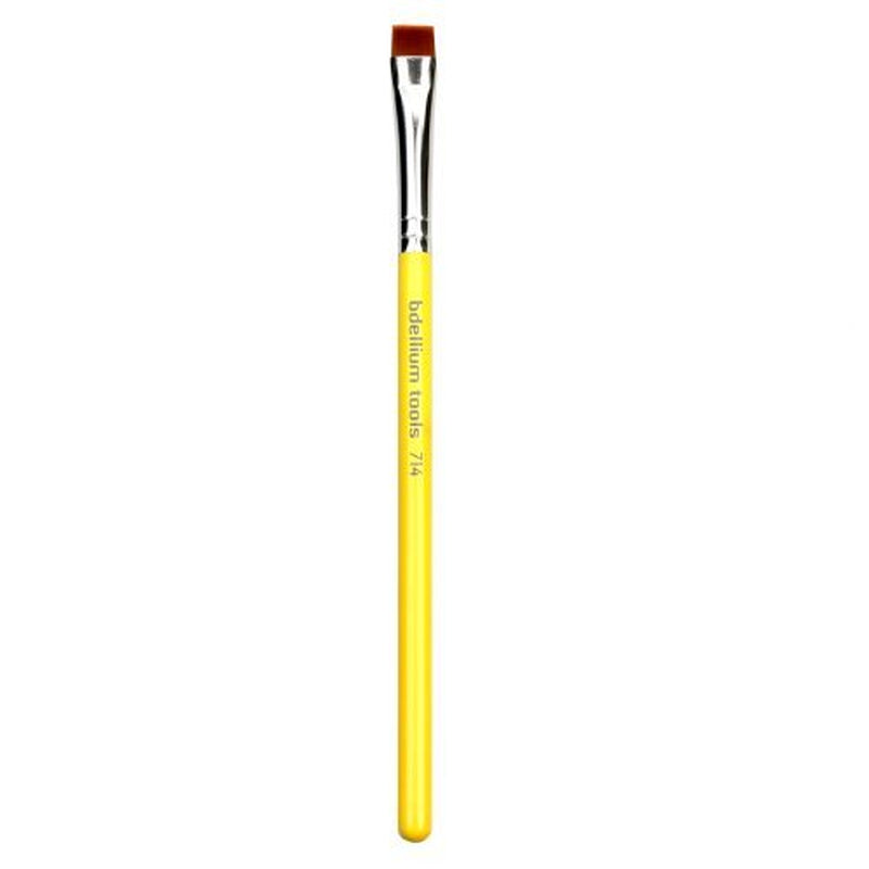 Bdellium Tools Professional Makeup Brush Studio Series - Flat Eye Definer 714 Health & Beauty > Personal Care > Cosmetics > Cosmetic Tools > Makeup Tools BDELLIUM TOOLS Silver 6.5 Inch (Pack of 1)