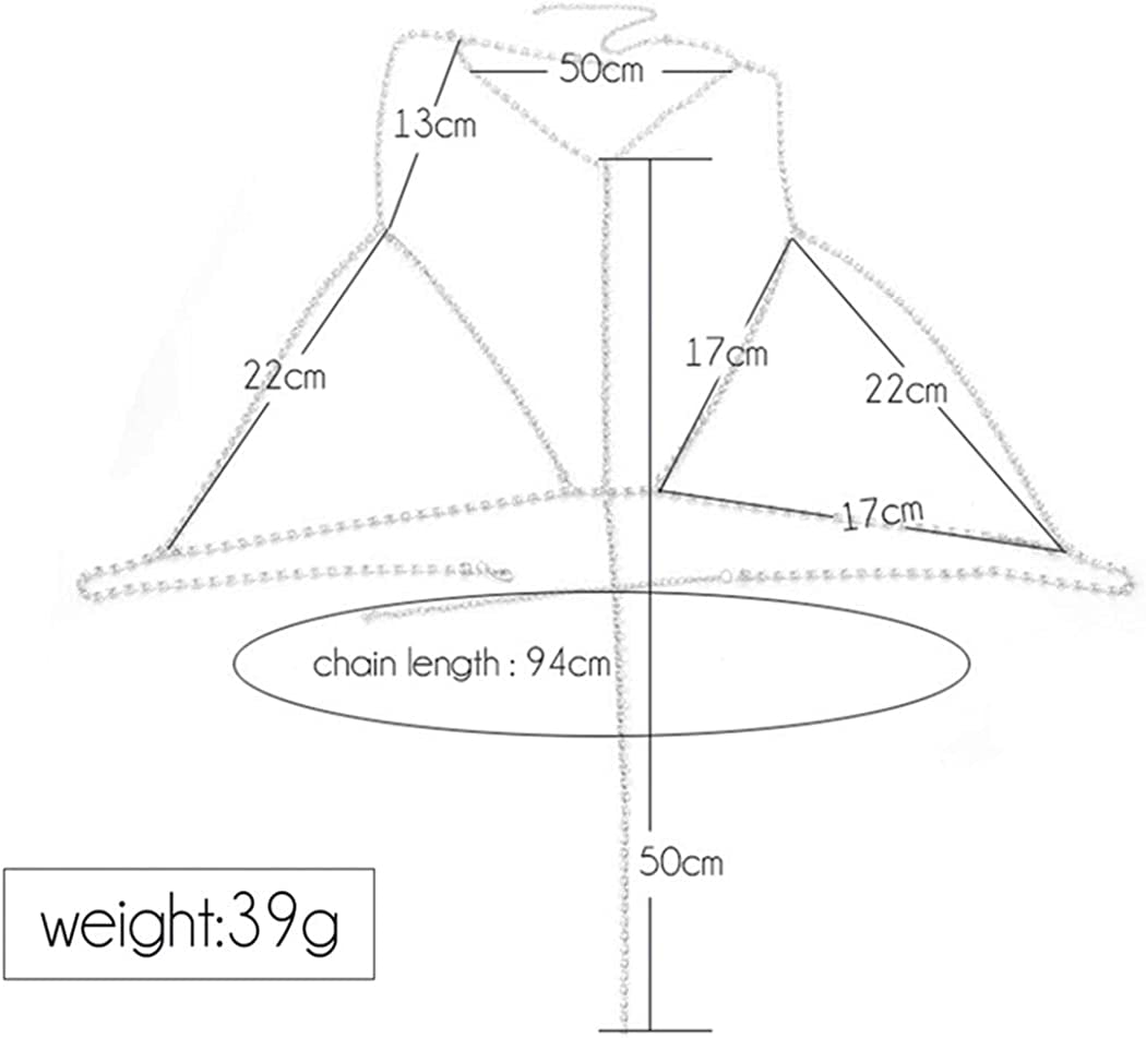 Nicute Party Bra Chains Rhinestone Body Chain Body Jewelry for Women and Girls Apparel & Accessories > Jewelry > Body Jewelry Nicute