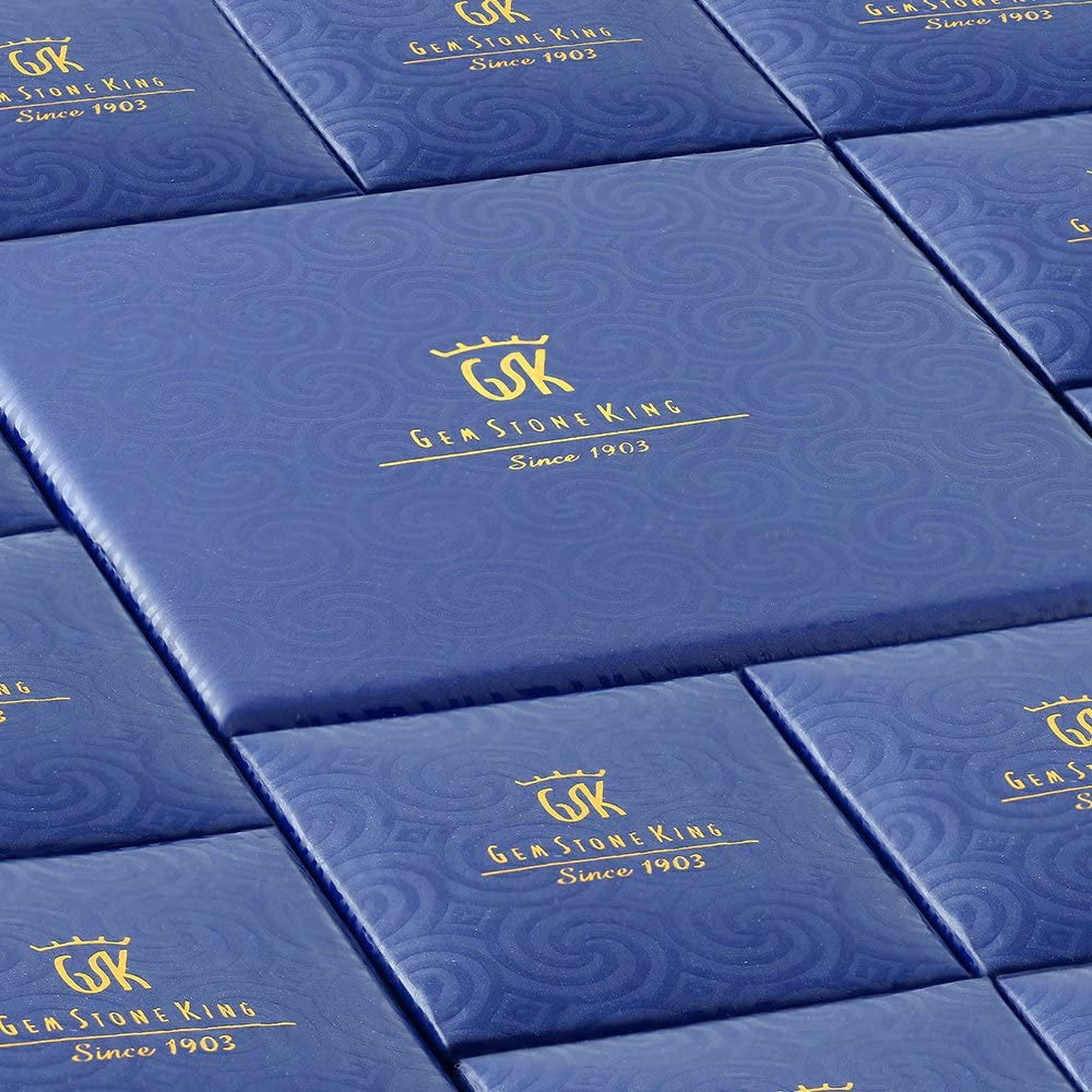 Gem Stone King 925 Sterling Silver Swiss Blue Topaz Earrings for Women (5.48 Cttw, Gemstone Birthstone Cushion Cut 8MM) Apparel & Accessories > Jewelry > Earrings Gem Stone King