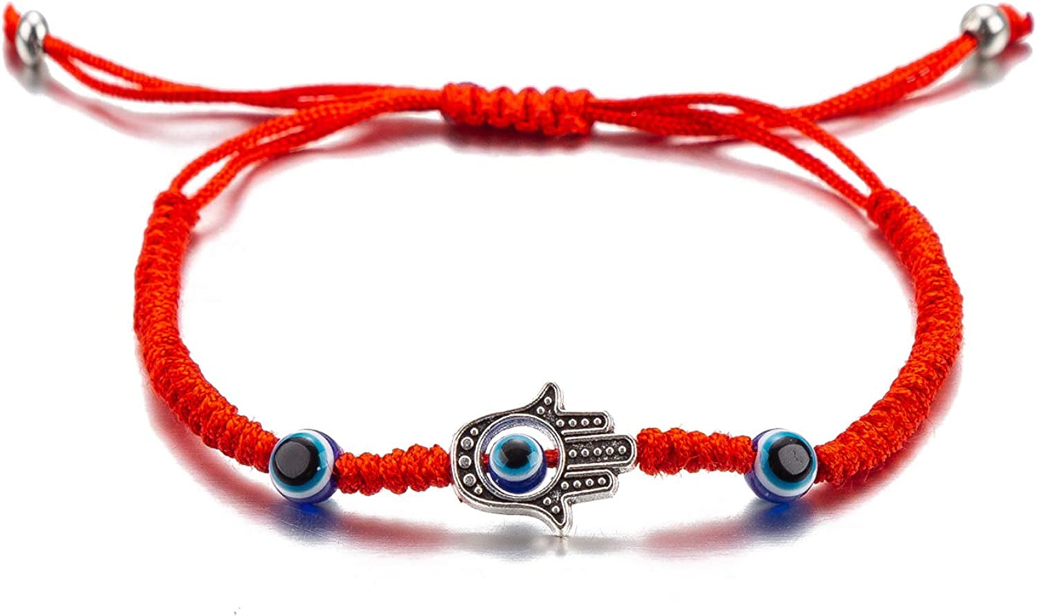 Handmade String Evil Eye Bracelet for Women Men Girls Boys Black Red Thread Adjustable Bracelets Minimalist Jewelry Apparel & Accessories > Jewelry > Bracelets kelistom hand and eye