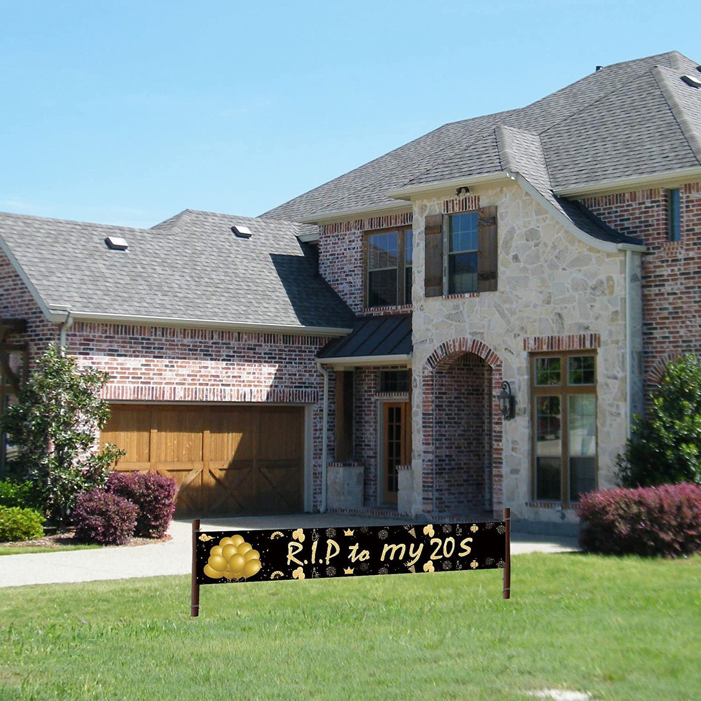 RIP to My 20S Birthday Sash for Girl, Women, Men, 30Th Birthday Gifts, RIP to My Youth Birthday Decor, Black and White Sash, Funeral for Youth 30Th Decorations, Great Birthday Party Supplies Apparel & Accessories > Clothing Accessories > Sashes Joyiou