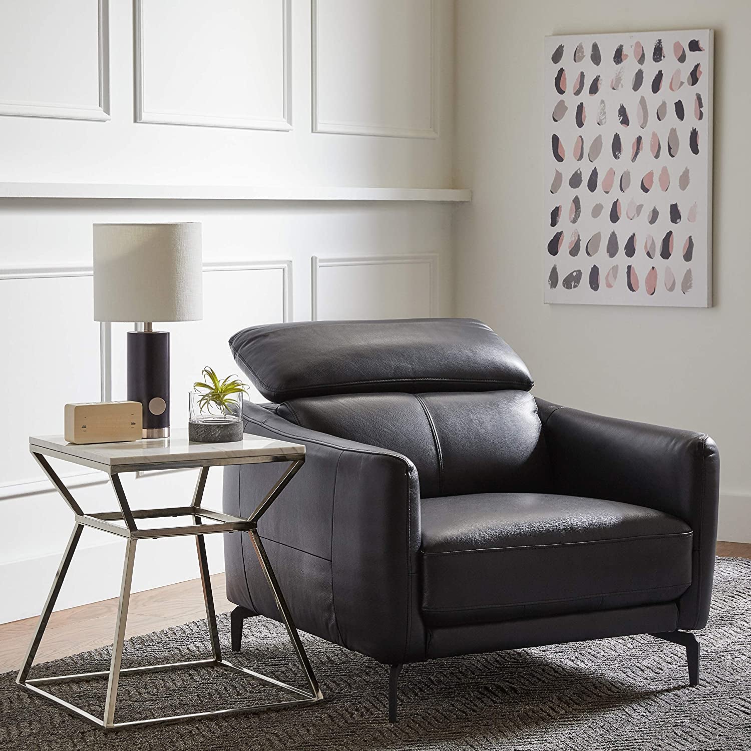 Brand – Rivet Mid-Century Modern Concrete and Glass Decor Candle Holder, 4"H, Grey Apparel & Accessories > Jewelry > Anklets GFW7Z