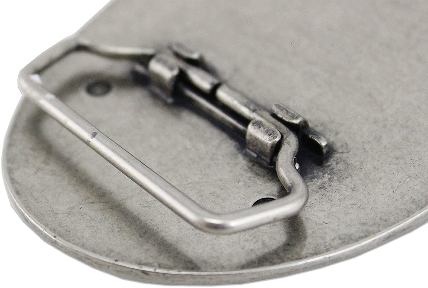 Nocona Boots Mens 37016 God Bless America Oval Buckle Silver Apparel & Accessories > Clothing Accessories > Belt Buckles Nocona Boots