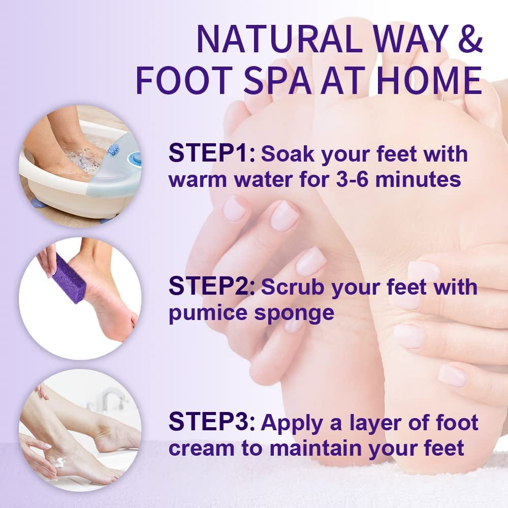 Disposable Pedicure Scrubber Callus Remover Pumice Stone for Foot Care Purple Coarse, 40 PCS Health & Beauty > Personal Care > Foot Care NOVAL